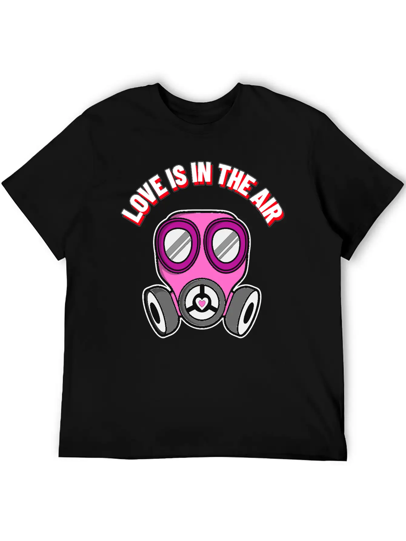 Love Is In The Air - Funny Valentine's Day Covid19 Comfortable Minimalist Graphic Tee – Summer Style Essential