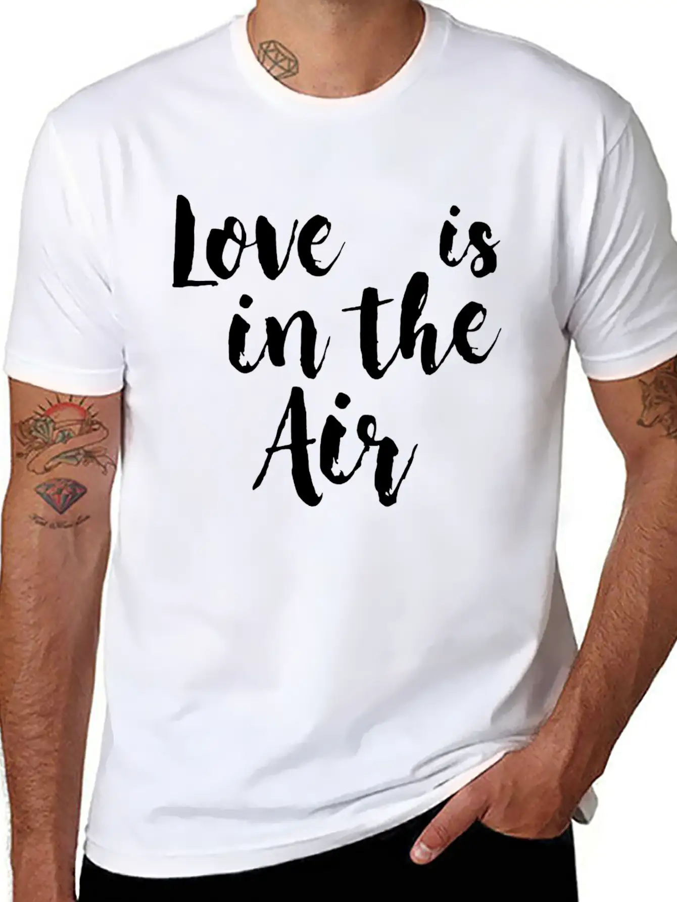 Love Is In The Air Stylish Everyday T-Shirt – Unisex Basic Cotton Tee