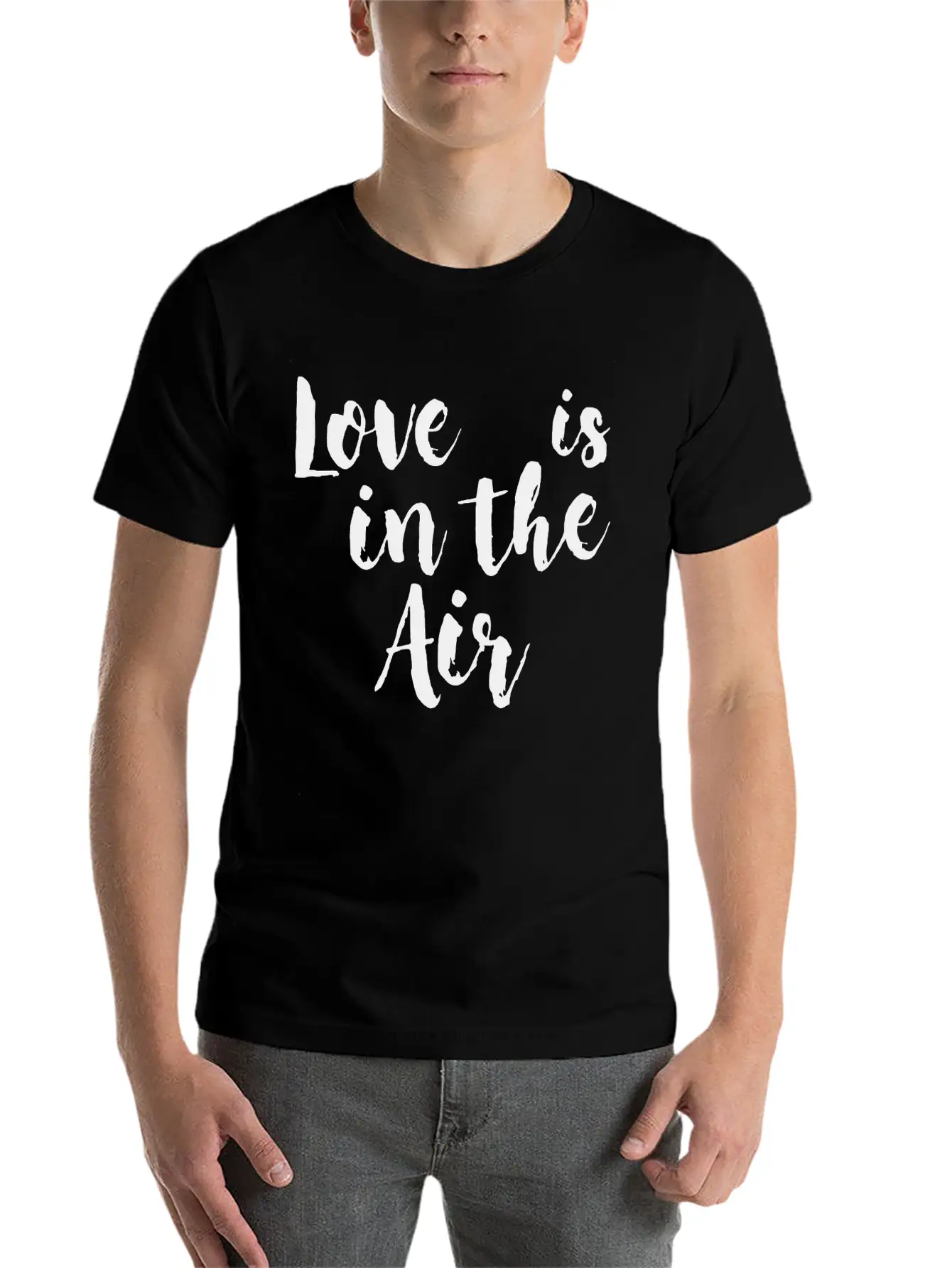Love Is In The Air Stylish Everyday T-Shirt – Unisex Basic Cotton Tee