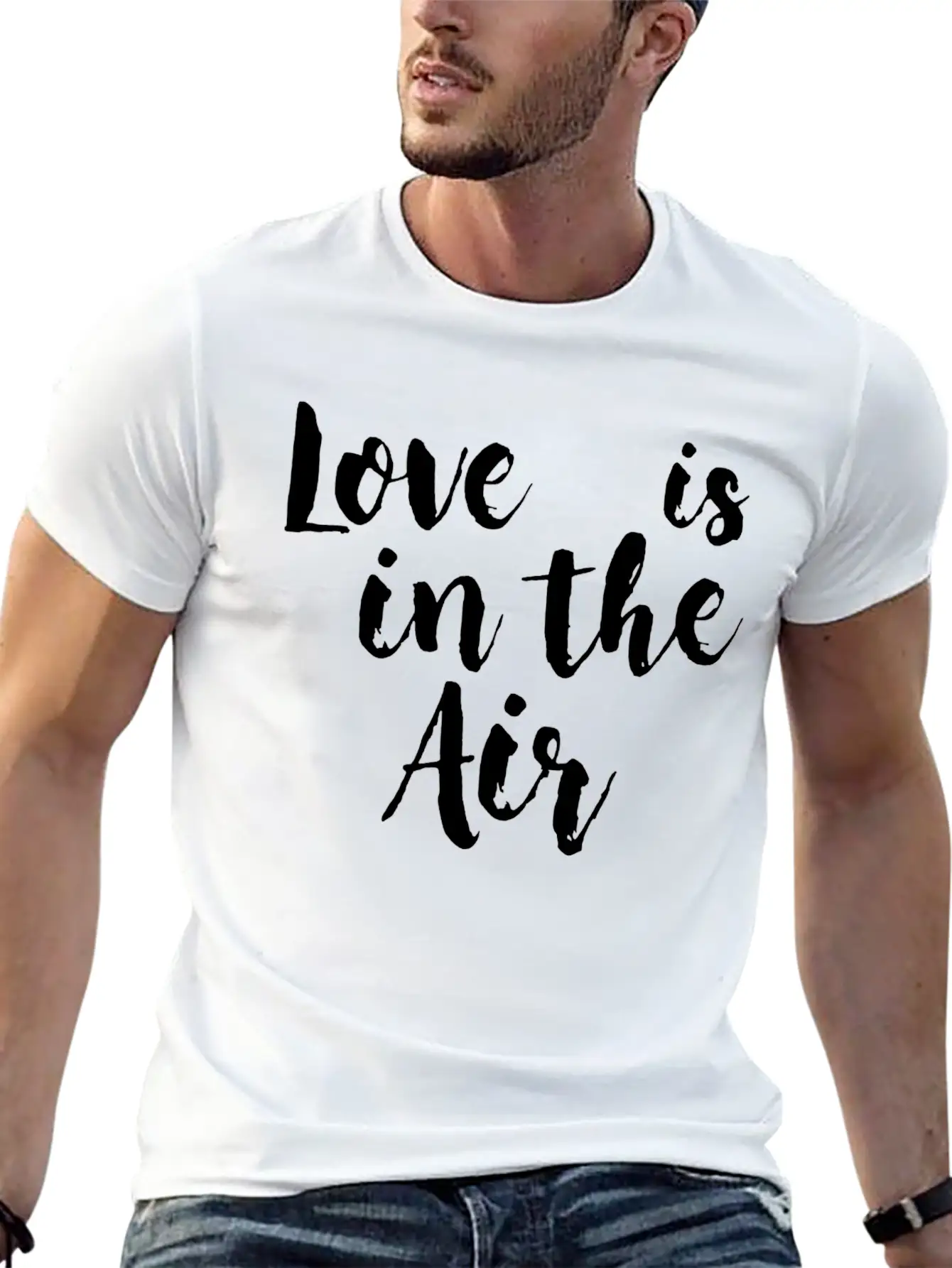 Love Is In The Air Stylish Everyday T-Shirt – Unisex Basic Cotton Tee