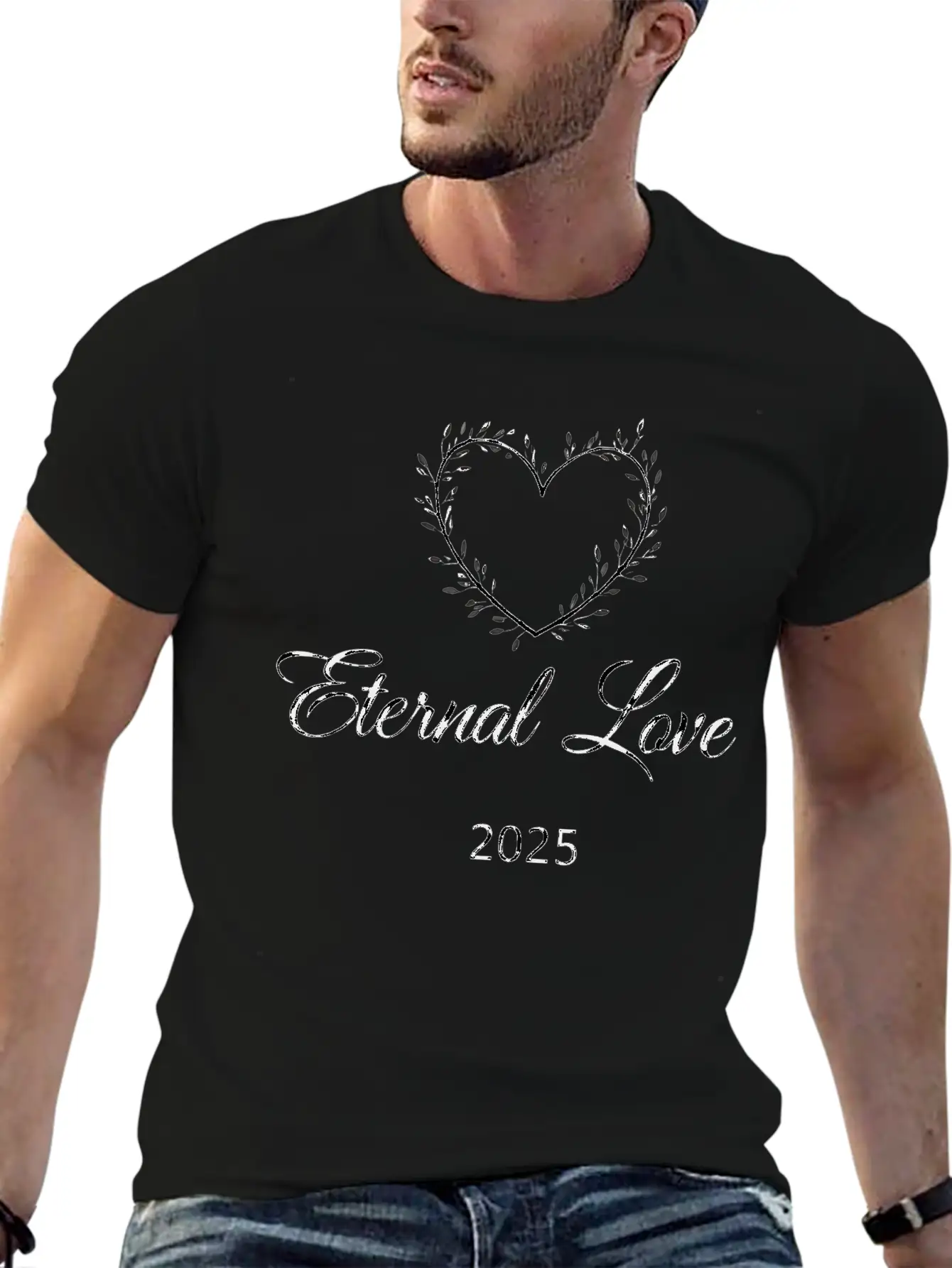 Love Is In The Air Unisex Short Sleeve Soft Cotton T-Shirt – Casual Everyday Wear
