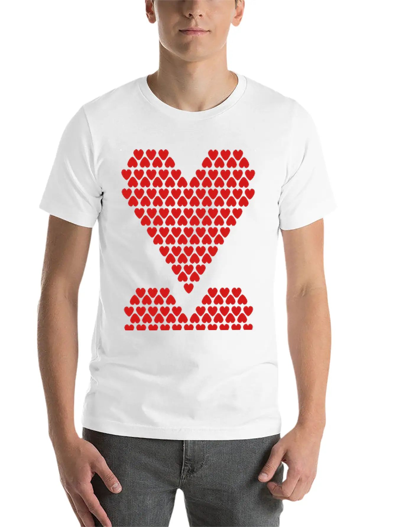 Love Love Love Unisex Casual T-Shirt – Clean Design For Daily Comfort