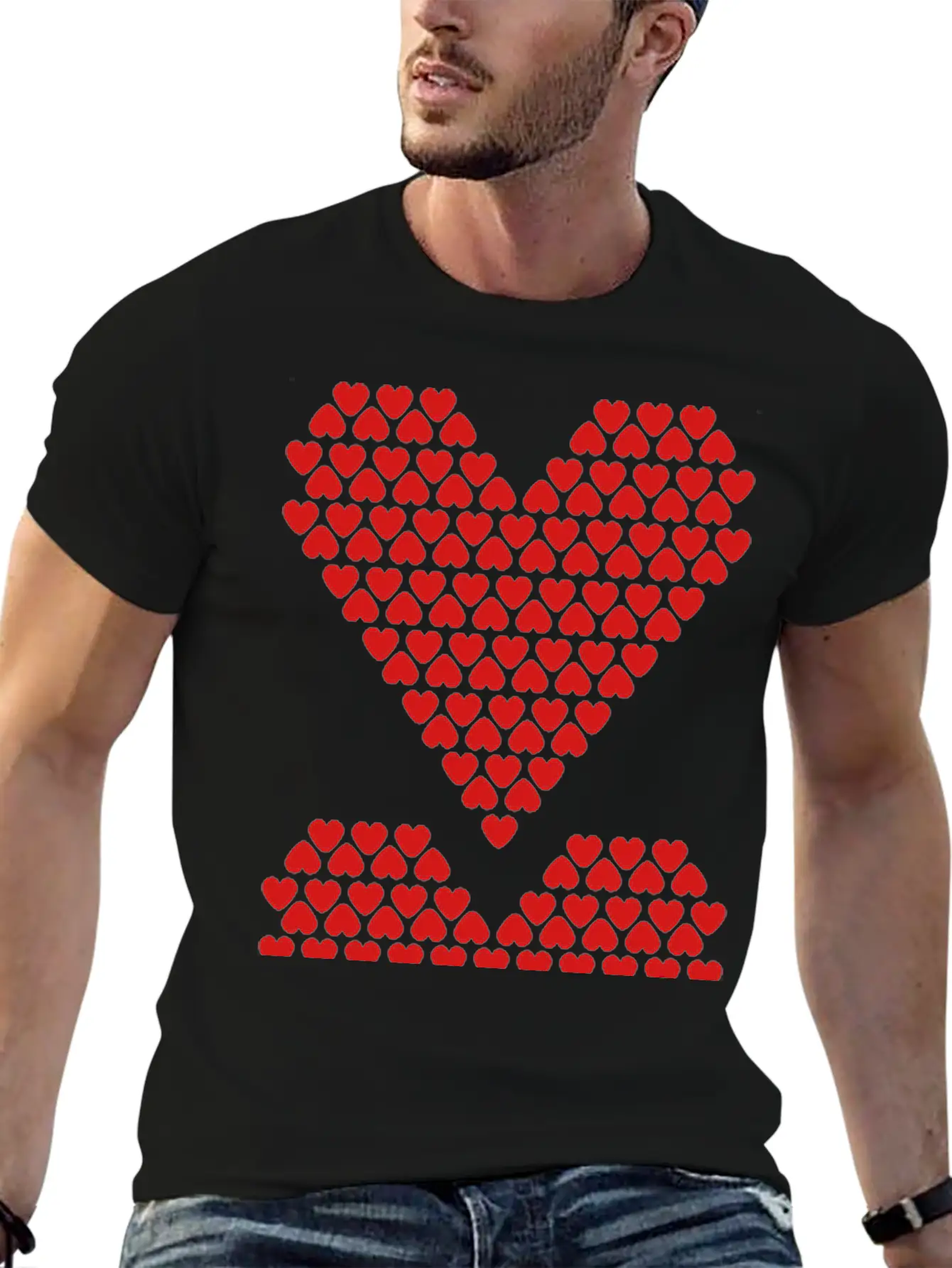Love Love Love Unisex Casual T-Shirt – Clean Design For Daily Comfort
