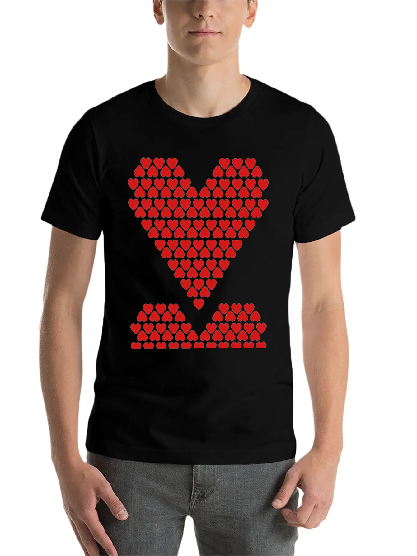 Love Love Love Unisex Casual T-Shirt – Clean Design For Daily Comfort