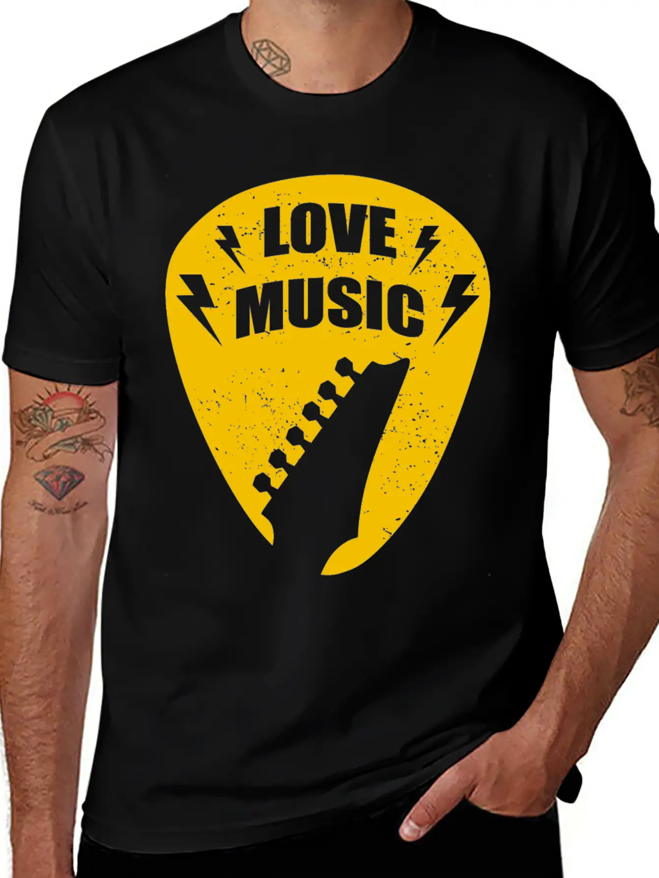 Love Music Timeless Short Sleeve Tee – Comfy And Minimalist Design