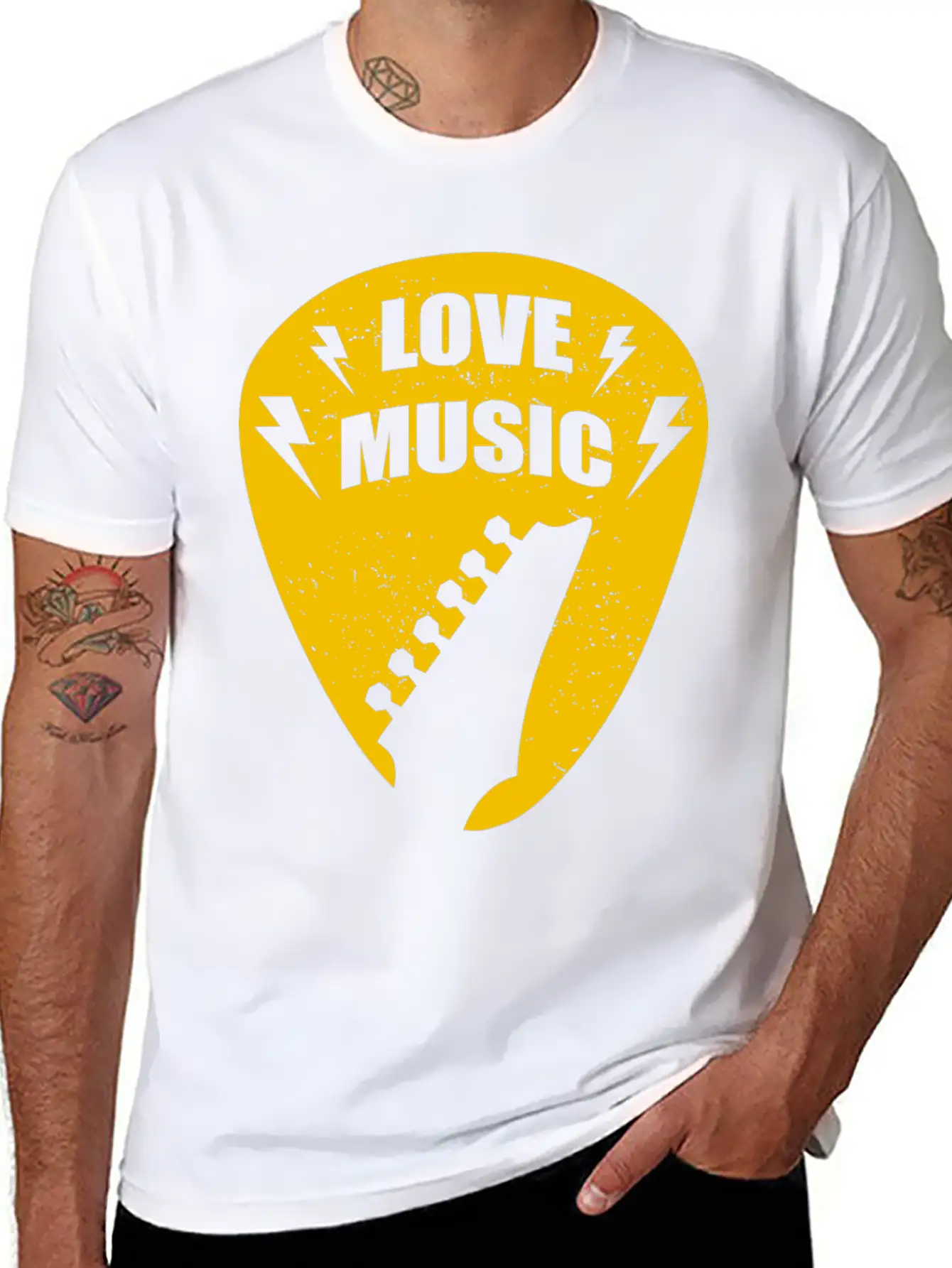 Love Music Timeless Short Sleeve Tee – Comfy And Minimalist Design