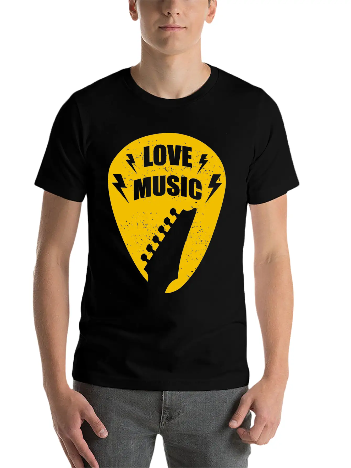 Love Music Timeless Short Sleeve Tee – Comfy And Minimalist Design