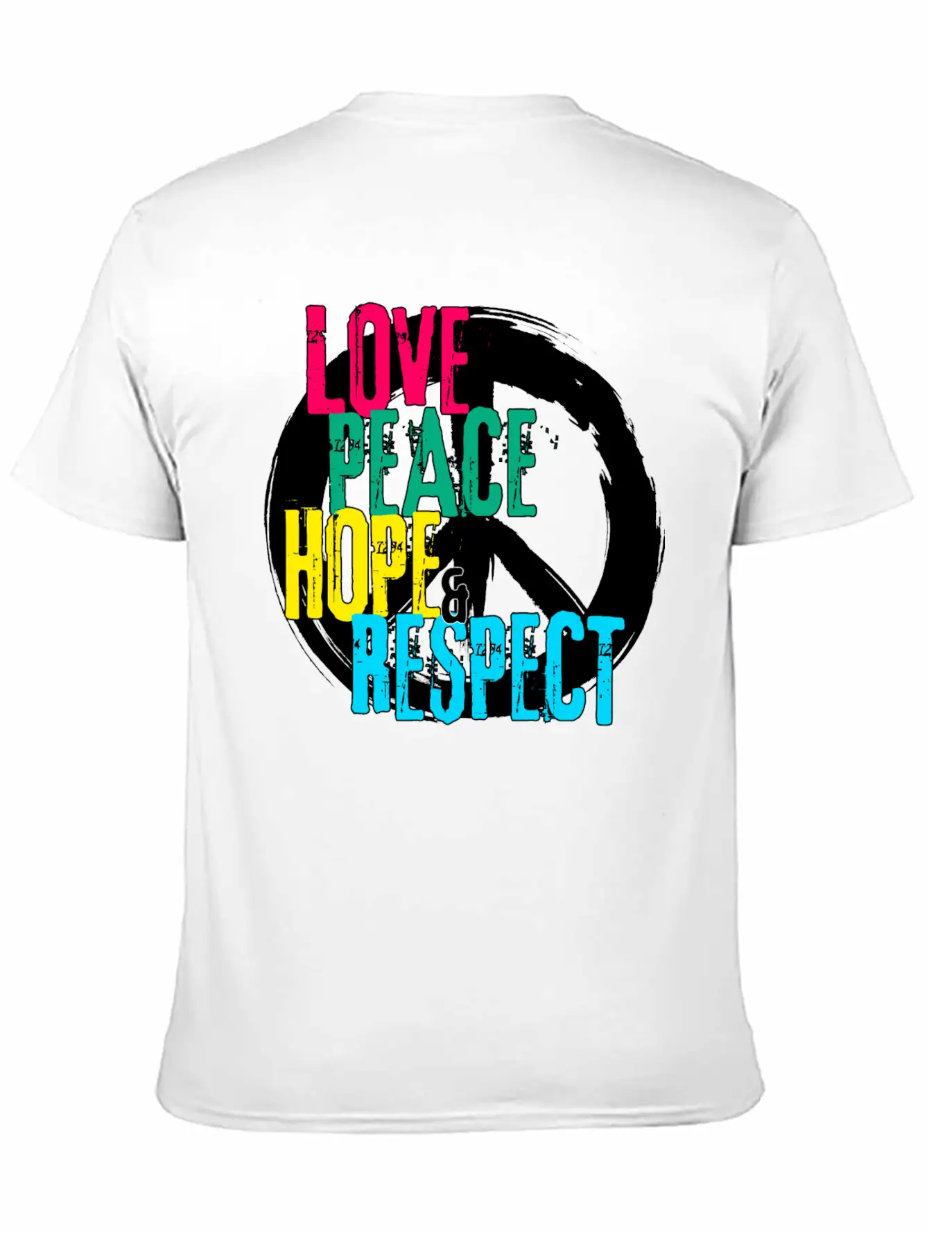 LOVE PEACE HOPE & RESPECT Essential Unisex Summer Tee – Soft Cotton Casual Fit