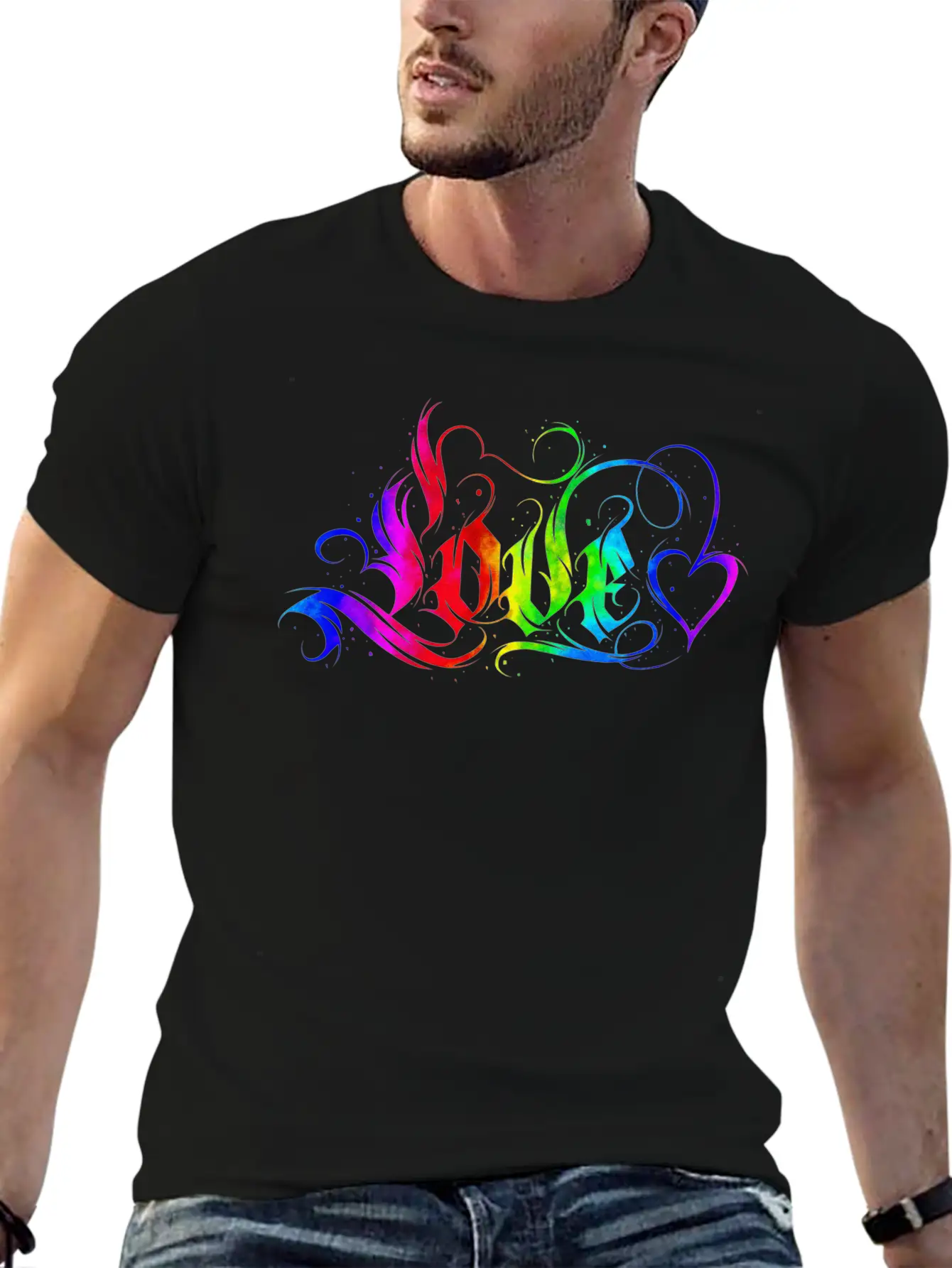 Love Quotes Amore Flowers Women Girl Mode Female Unisex Short Sleeve Soft Cotton T-Shirt – Casual Everyday Wear