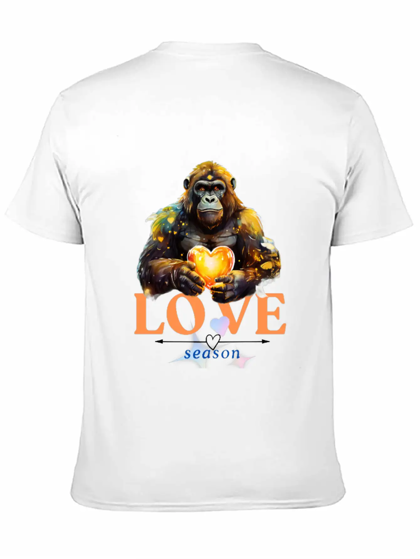 Love Season - Gorilla Unisex Casual T-Shirt – Clean Design For Daily Comfort