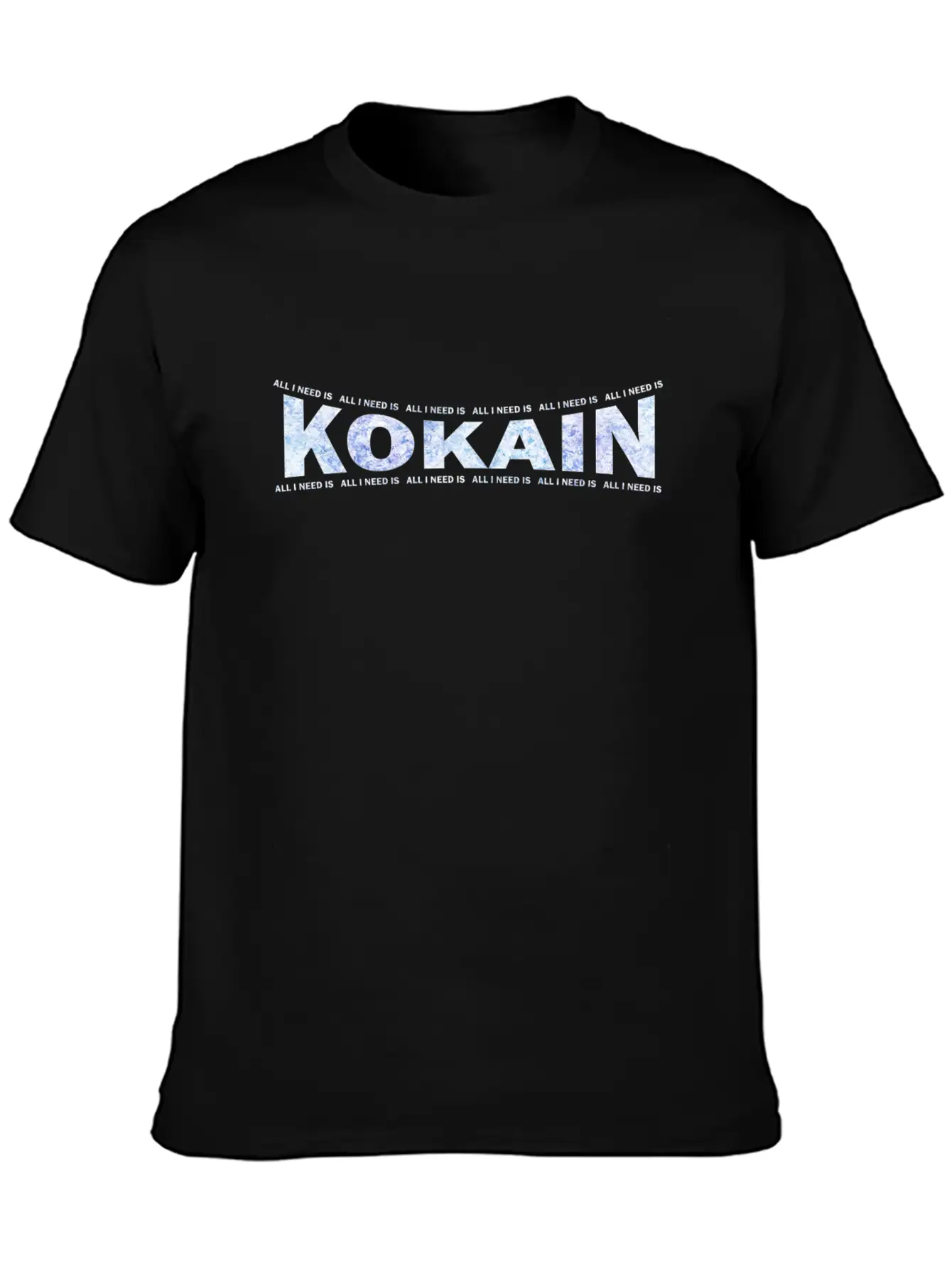 LOVE TECHNO GESCHENK Goa Pbm KOKAIN DUBSTEP Unisex Short Sleeve Soft Cotton T-Shirt – Casual Everyday Wear