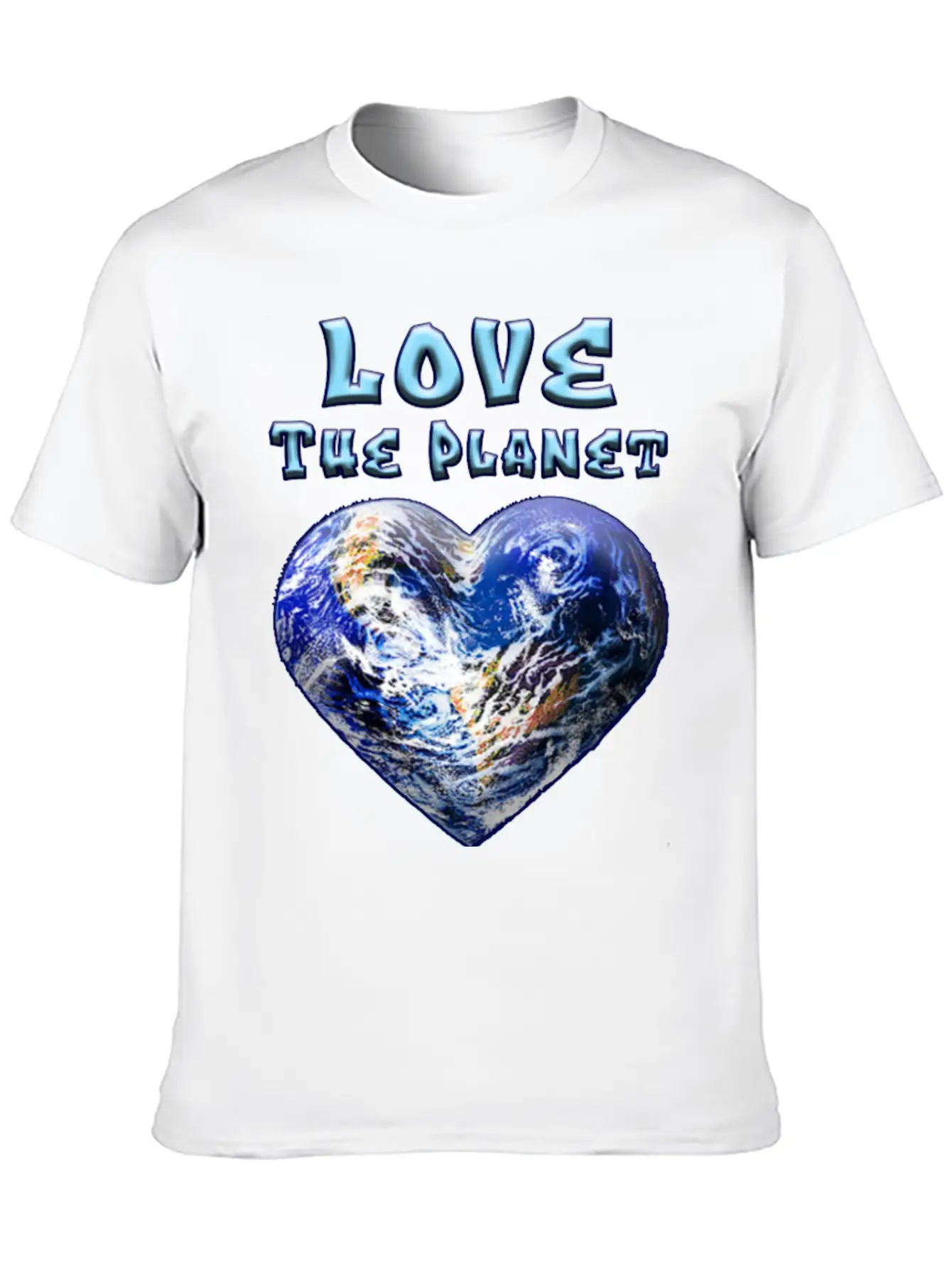 Love The Planet Basic Graphic T-Shirt – Daily Comfort In Soft Cotton