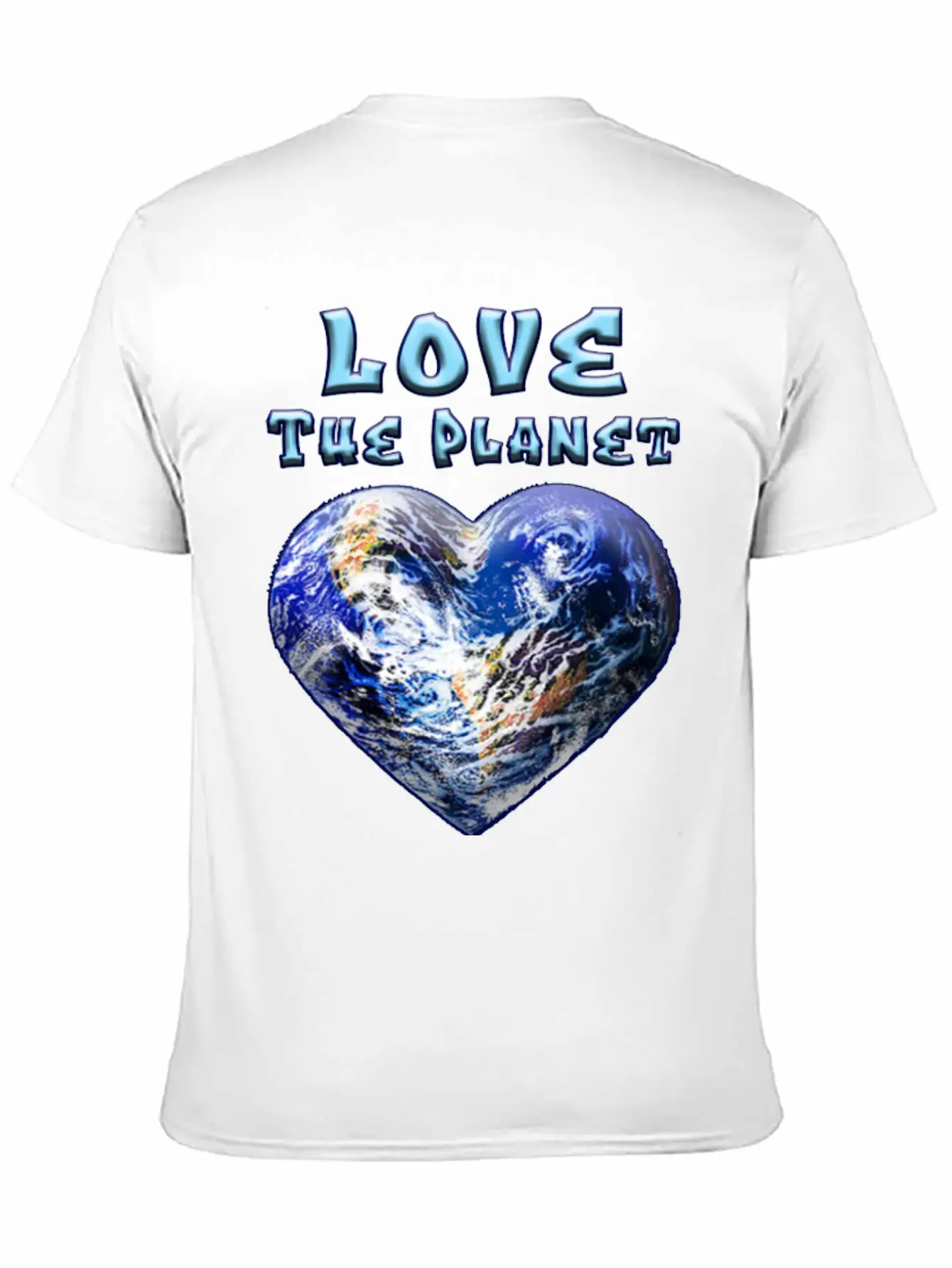 Love The Planet Basic Graphic T-Shirt – Daily Comfort In Soft Cotton
