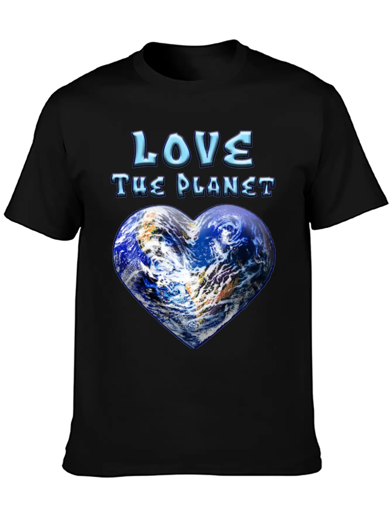 Love The Planet Basic Graphic T-Shirt – Daily Comfort In Soft Cotton