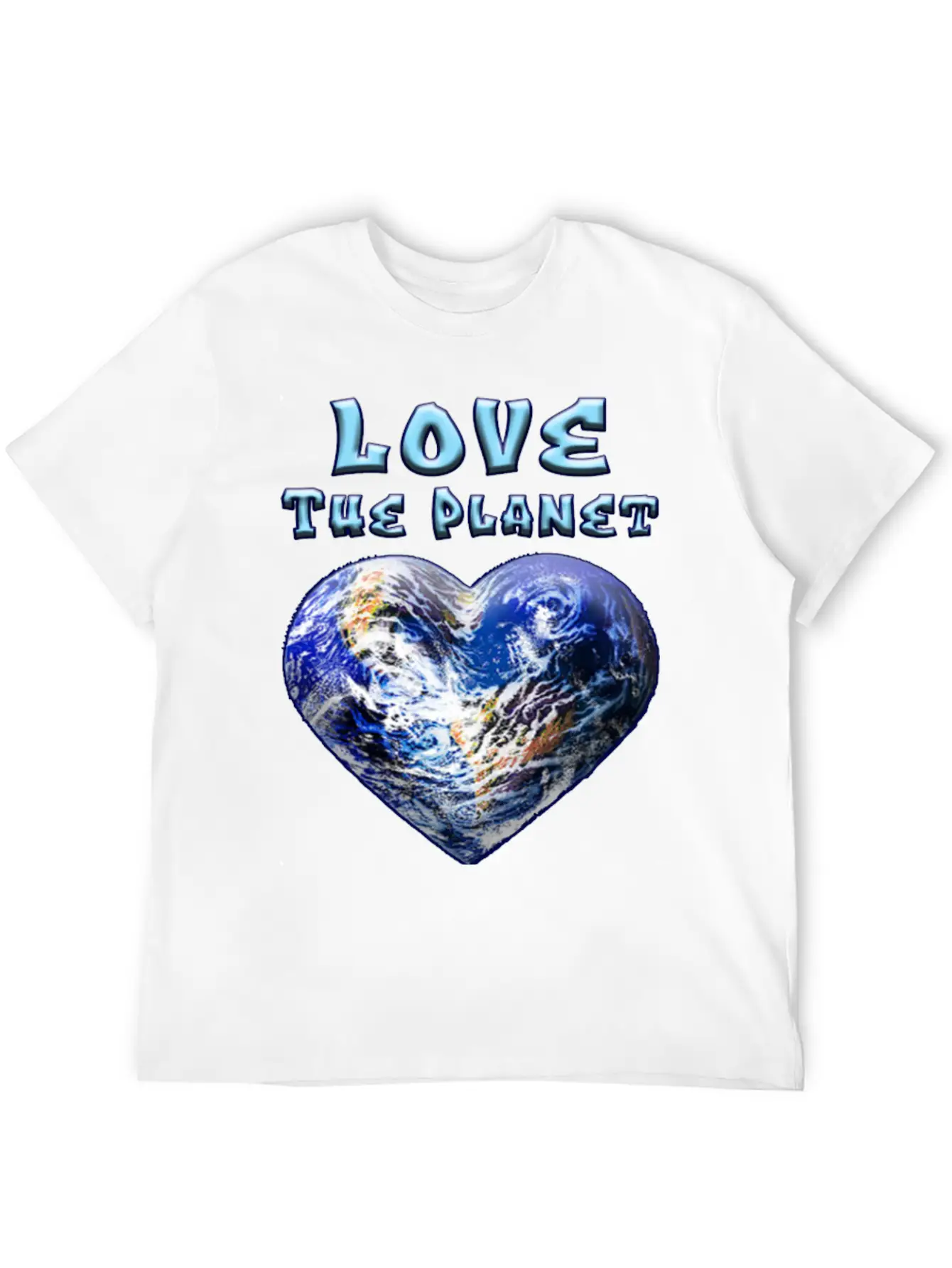 Love The Planet Basic Graphic T-Shirt – Daily Comfort In Soft Cotton