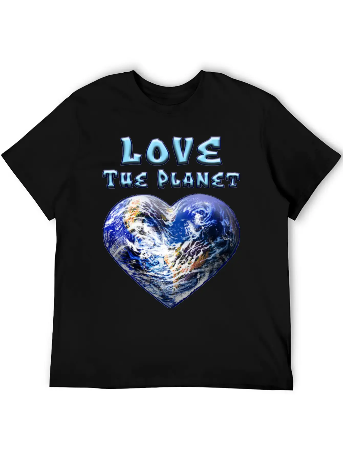 Love The Planet Basic Graphic T-Shirt – Daily Comfort In Soft Cotton