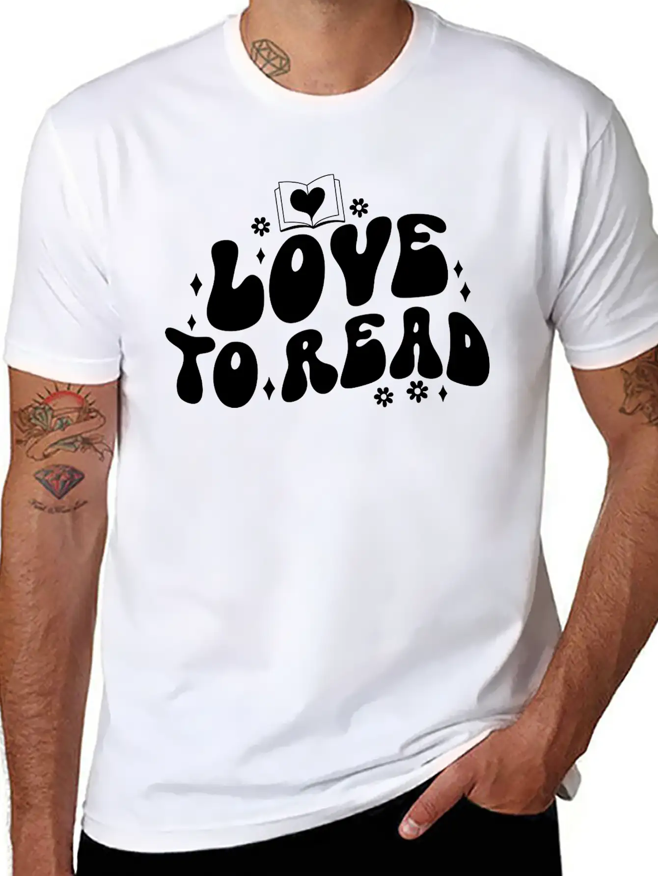 Love To Read, Express Your Passion For Reading Essential Unisex Summer Tee – Soft Cotton Casual Fit