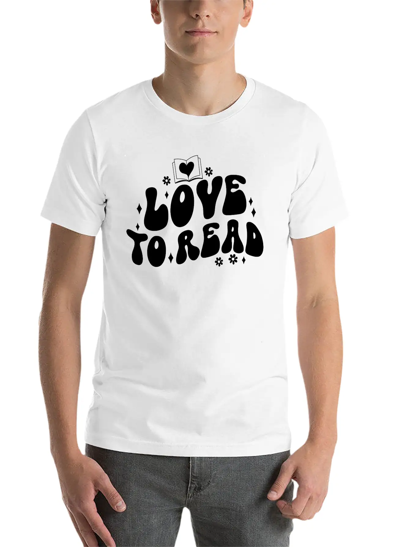 Love To Read, Express Your Passion For Reading Essential Unisex Summer Tee – Soft Cotton Casual Fit