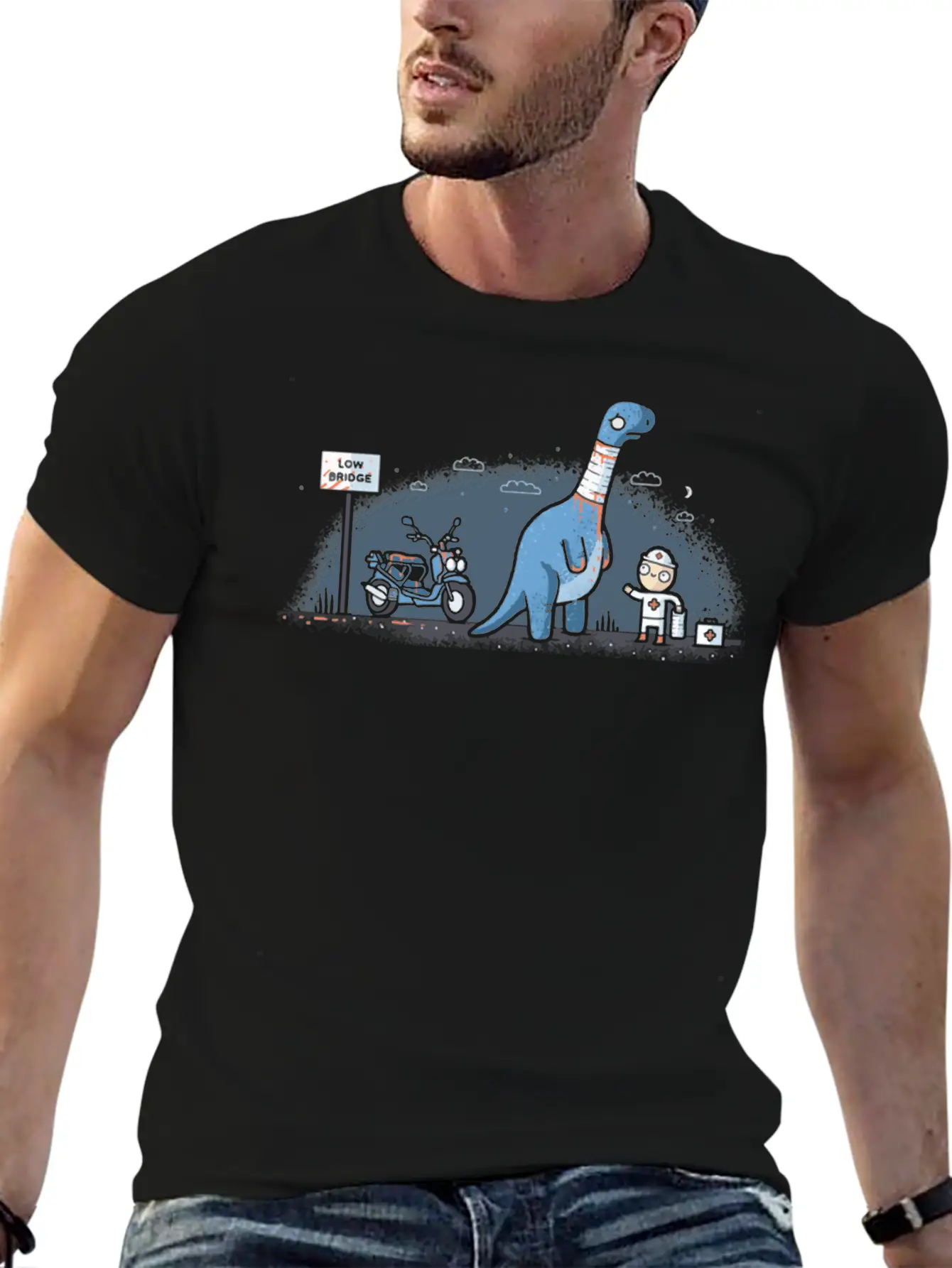 Low Bridge Basic Graphic T-Shirt – Daily Comfort In Soft Cotton