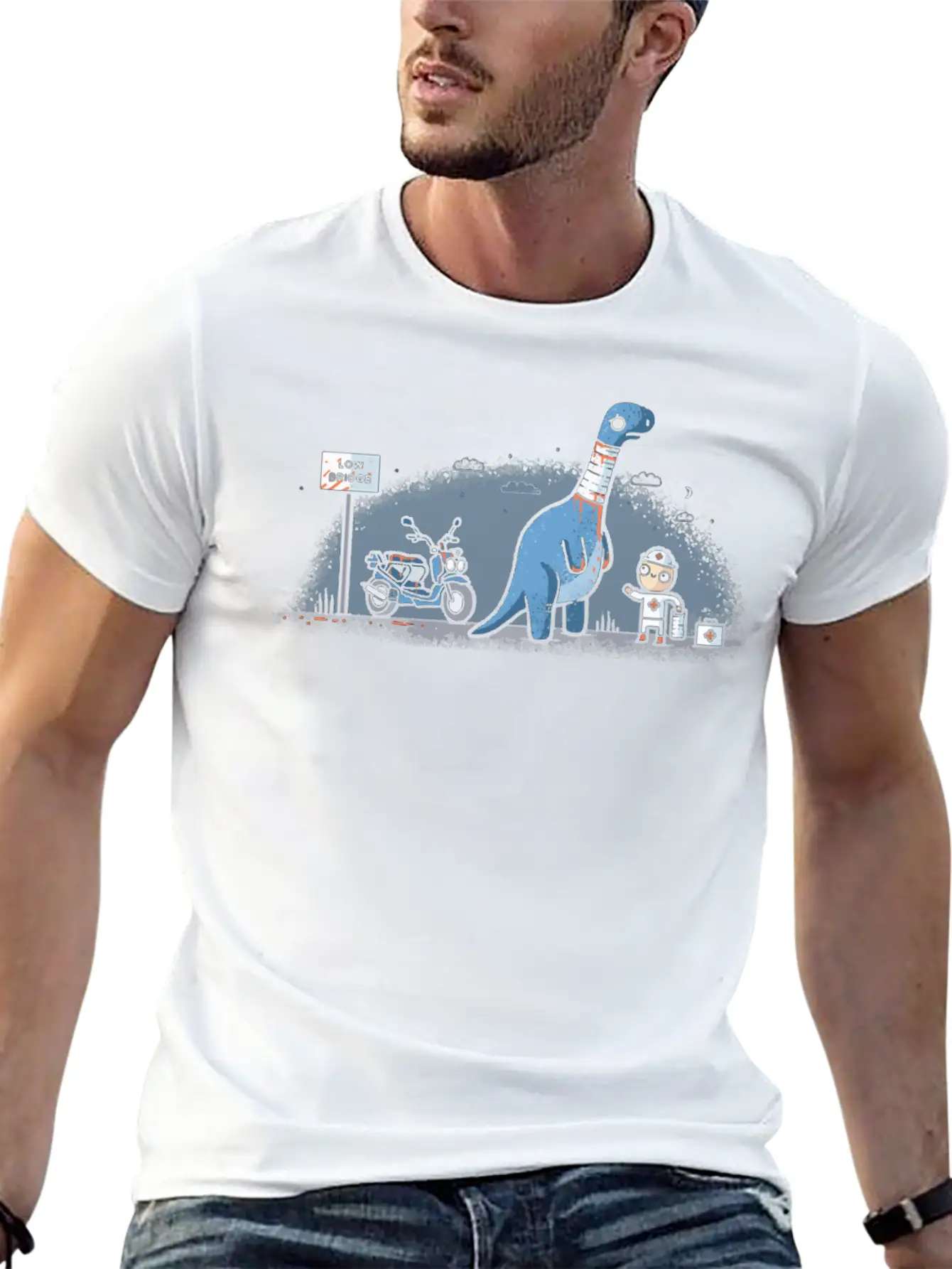 Low Bridge Basic Graphic T-Shirt – Daily Comfort In Soft Cotton
