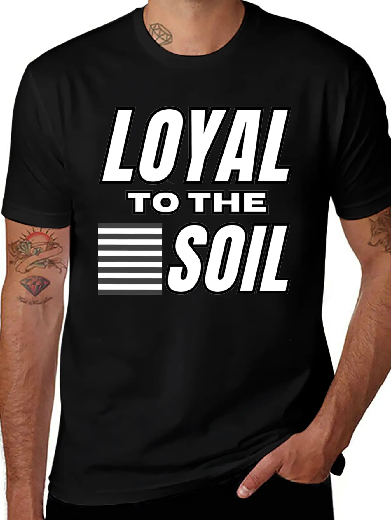 Loyal To The Soil Unisex Short Sleeve Soft Cotton T-Shirt – Casual Everyday Wear