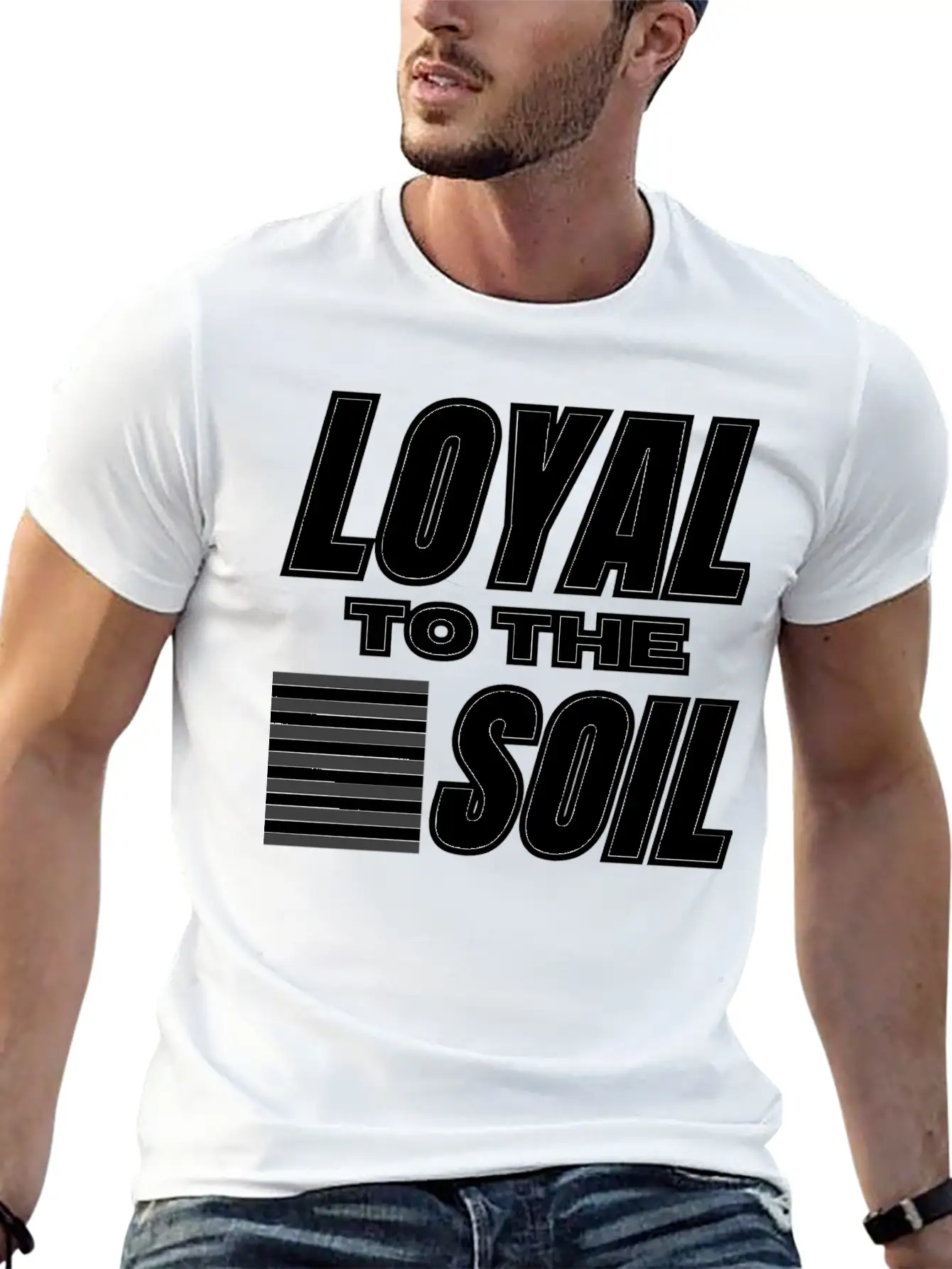 Loyal To The Soil Unisex Short Sleeve Soft Cotton T-Shirt – Casual Everyday Wear