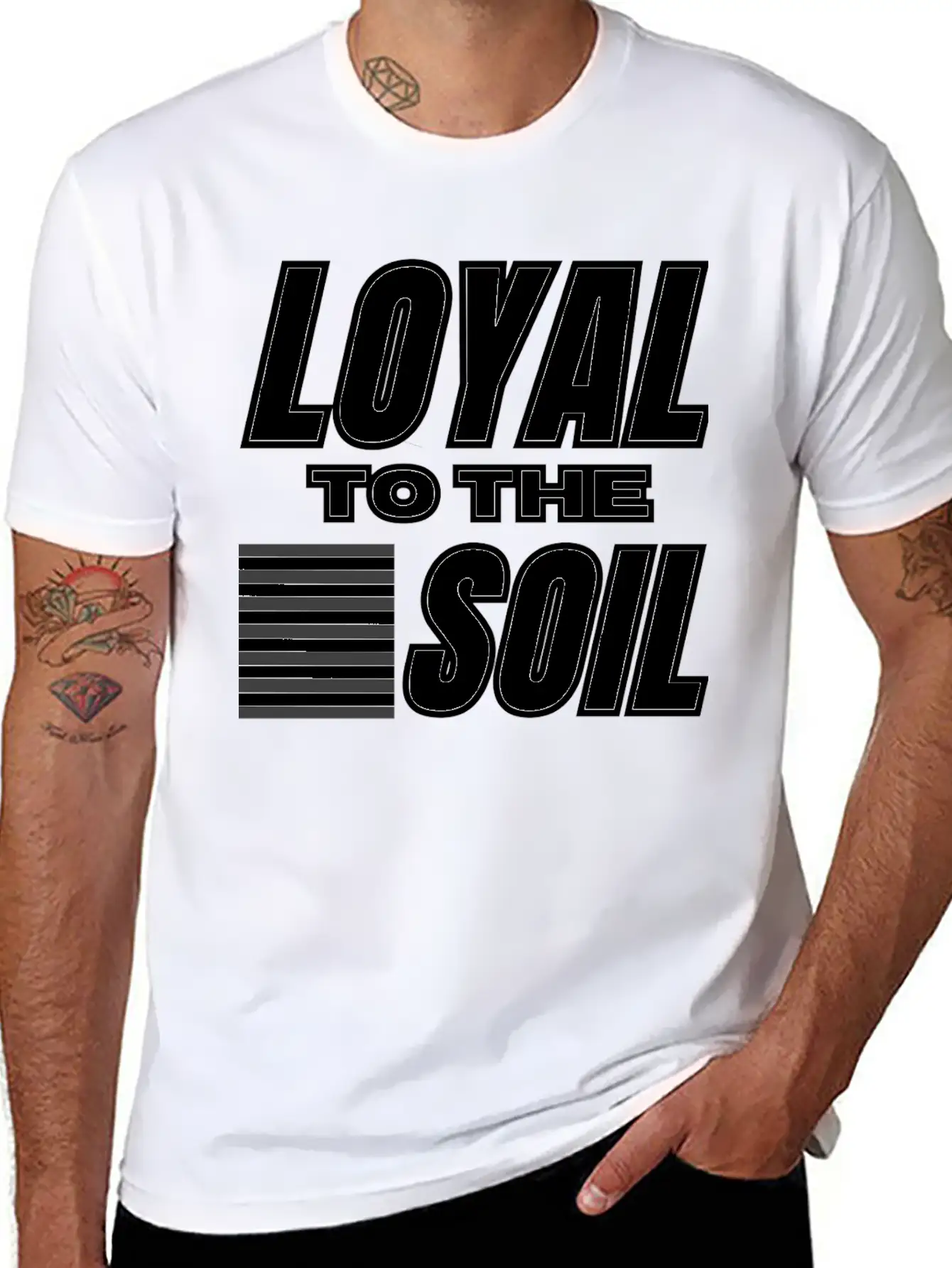 Loyal To The Soil Unisex Short Sleeve Soft Cotton T-Shirt – Casual Everyday Wear
