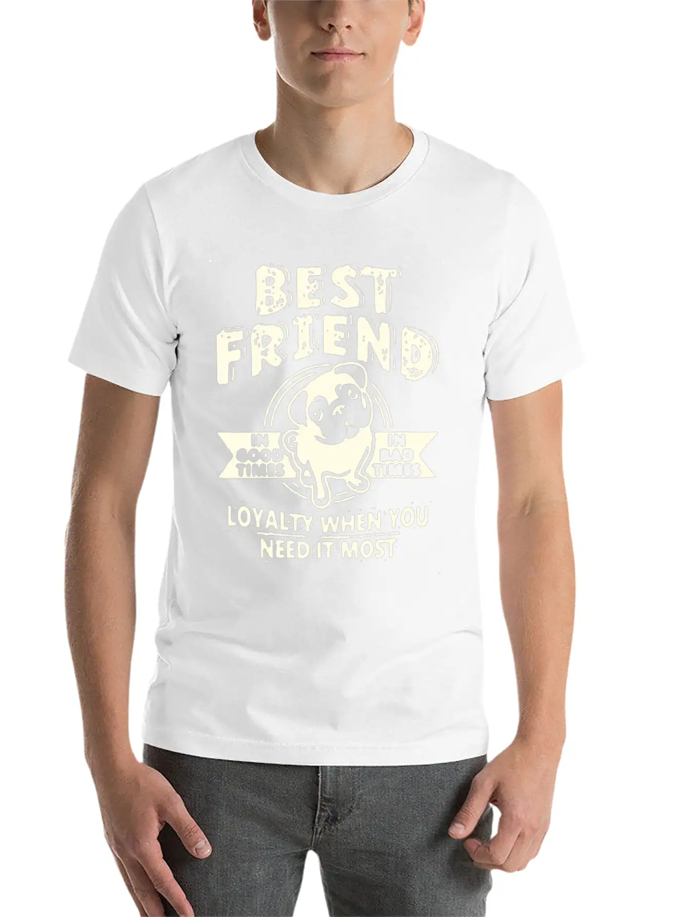 Loyalty Dog Stylish Everyday T-Shirt – Unisex Basic Cotton Tee
