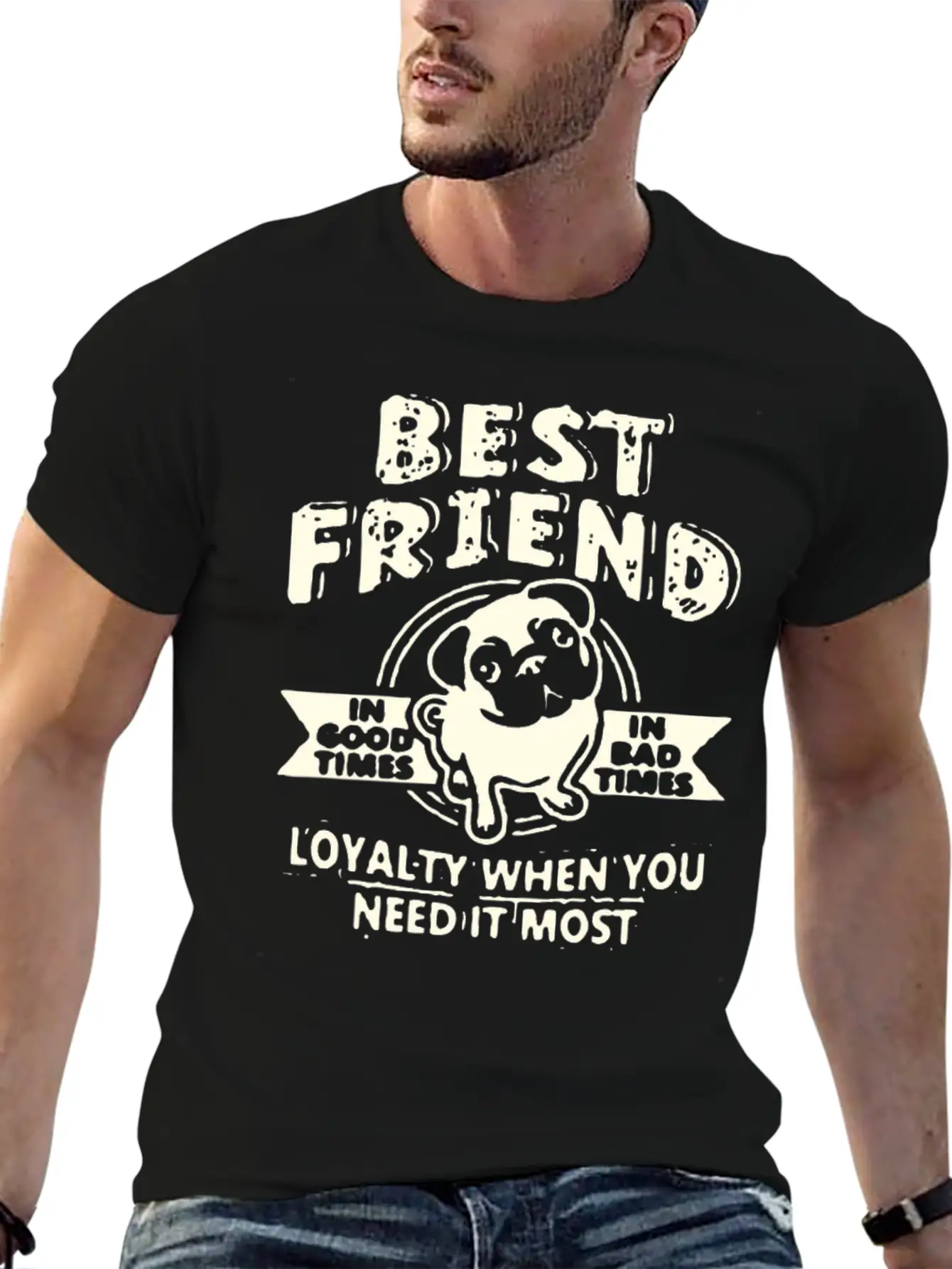 Loyalty Dog Stylish Everyday T-Shirt – Unisex Basic Cotton Tee