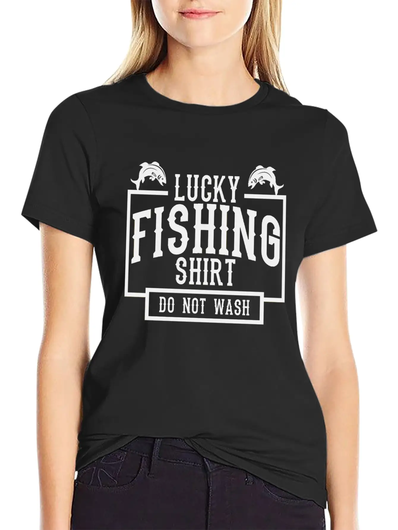 Lucky Fishing Shirt Do Not Wash Timeless Short Sleeve Tee – Comfy And Minimalist Design