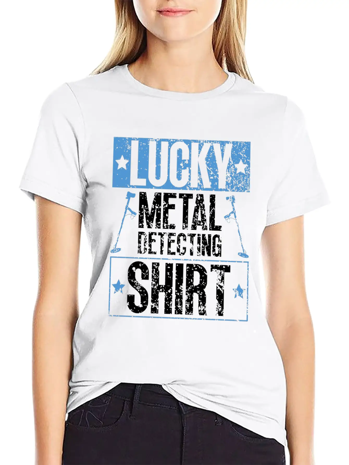 Lucky Metal Detecting Shirt - Metal Detecting Unisex Short Sleeve Soft Cotton T-Shirt – Casual Everyday Wear