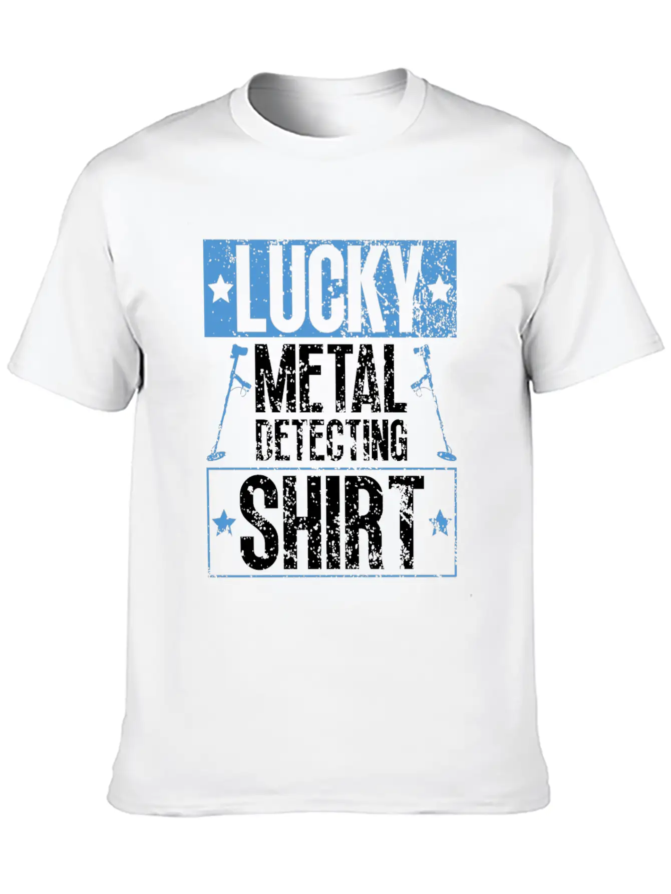 Lucky Metal Detecting Shirt - Metal Detecting Unisex Short Sleeve Soft Cotton T-Shirt – Casual Everyday Wear