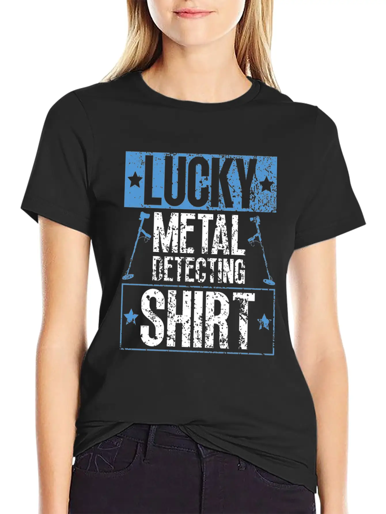 Lucky Metal Detecting Shirt - Metal Detecting Unisex Short Sleeve Soft Cotton T-Shirt – Casual Everyday Wear