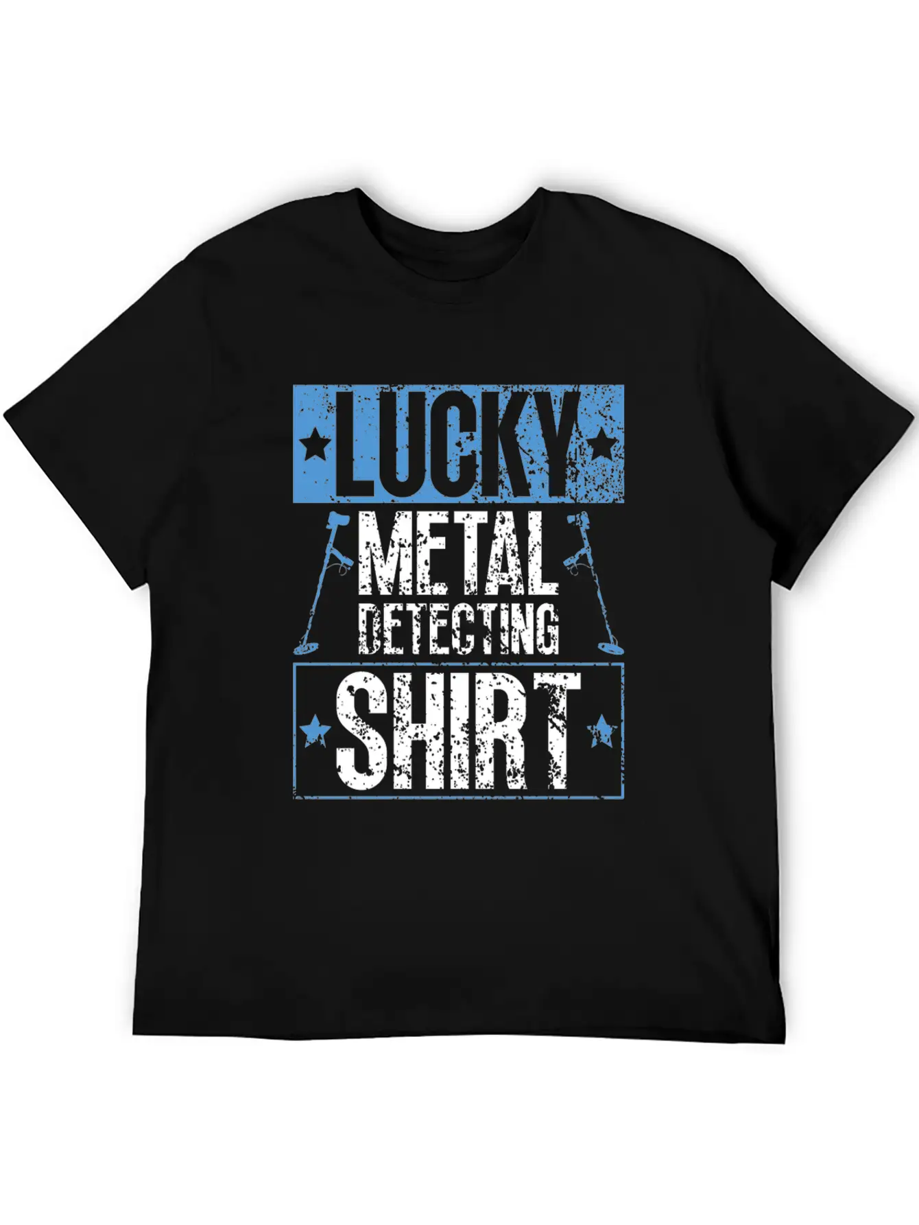 Lucky Metal Detecting Shirt - Metal Detecting Unisex Short Sleeve Soft Cotton T-Shirt – Casual Everyday Wear