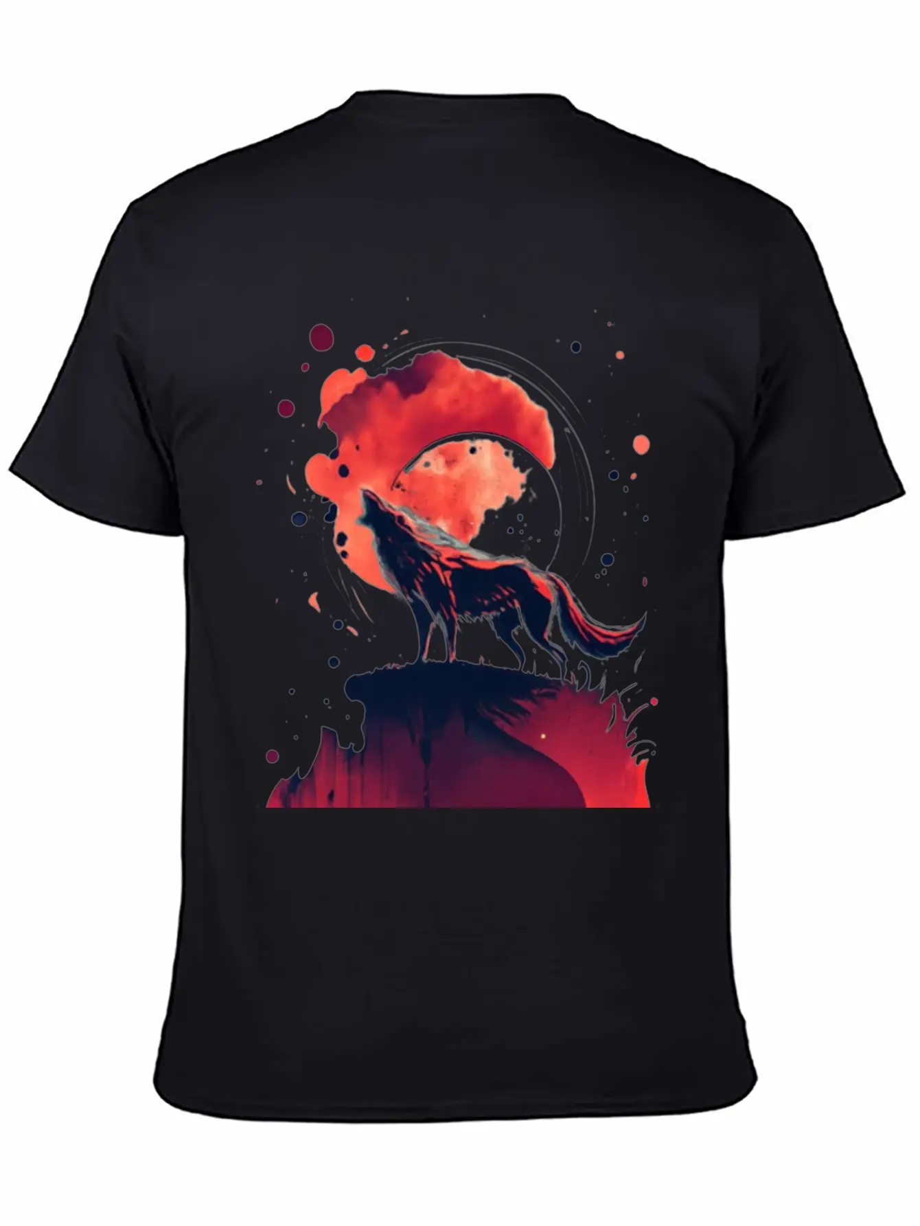 Luna Wolf Silhouette Timeless Short Sleeve Tee – Comfy And Minimalist Design