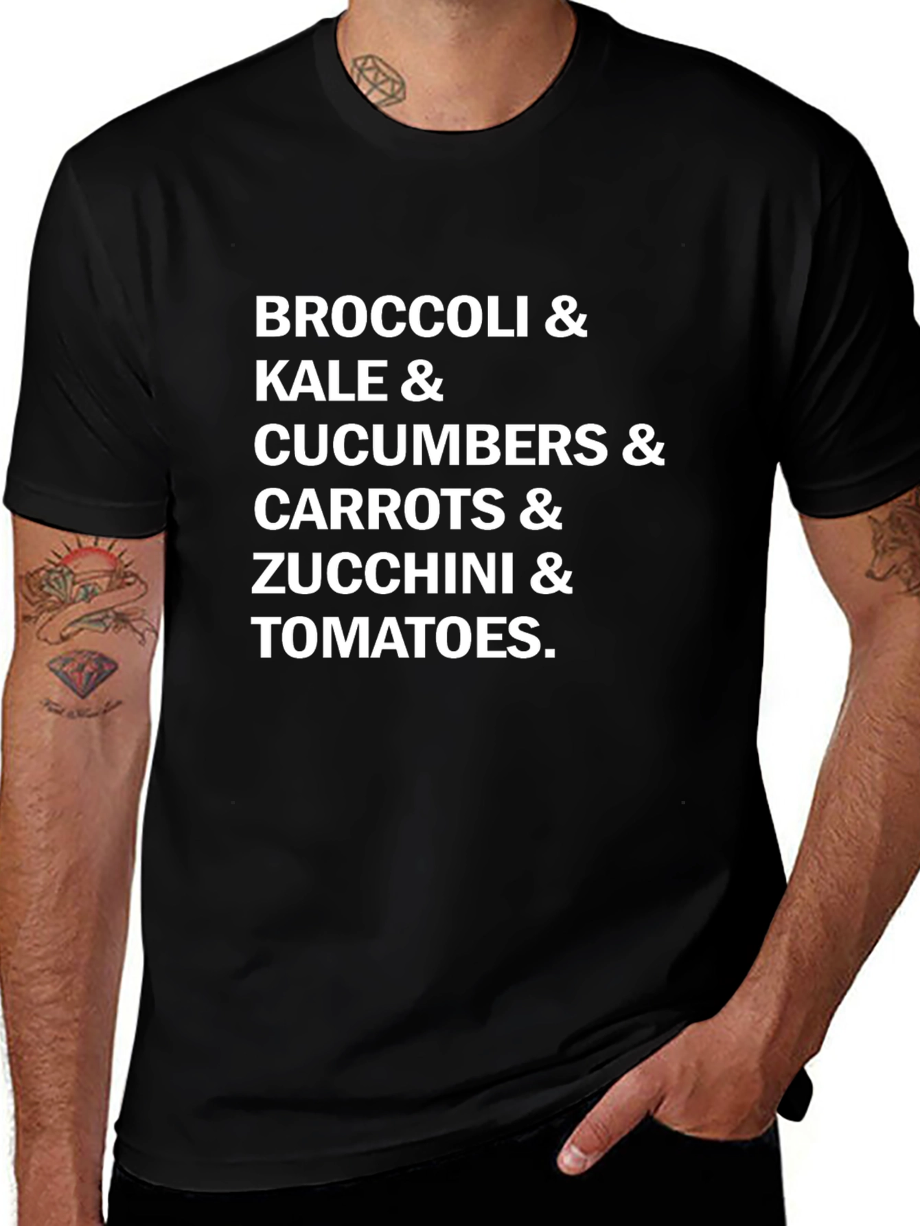 Vegetable List T-Shirt