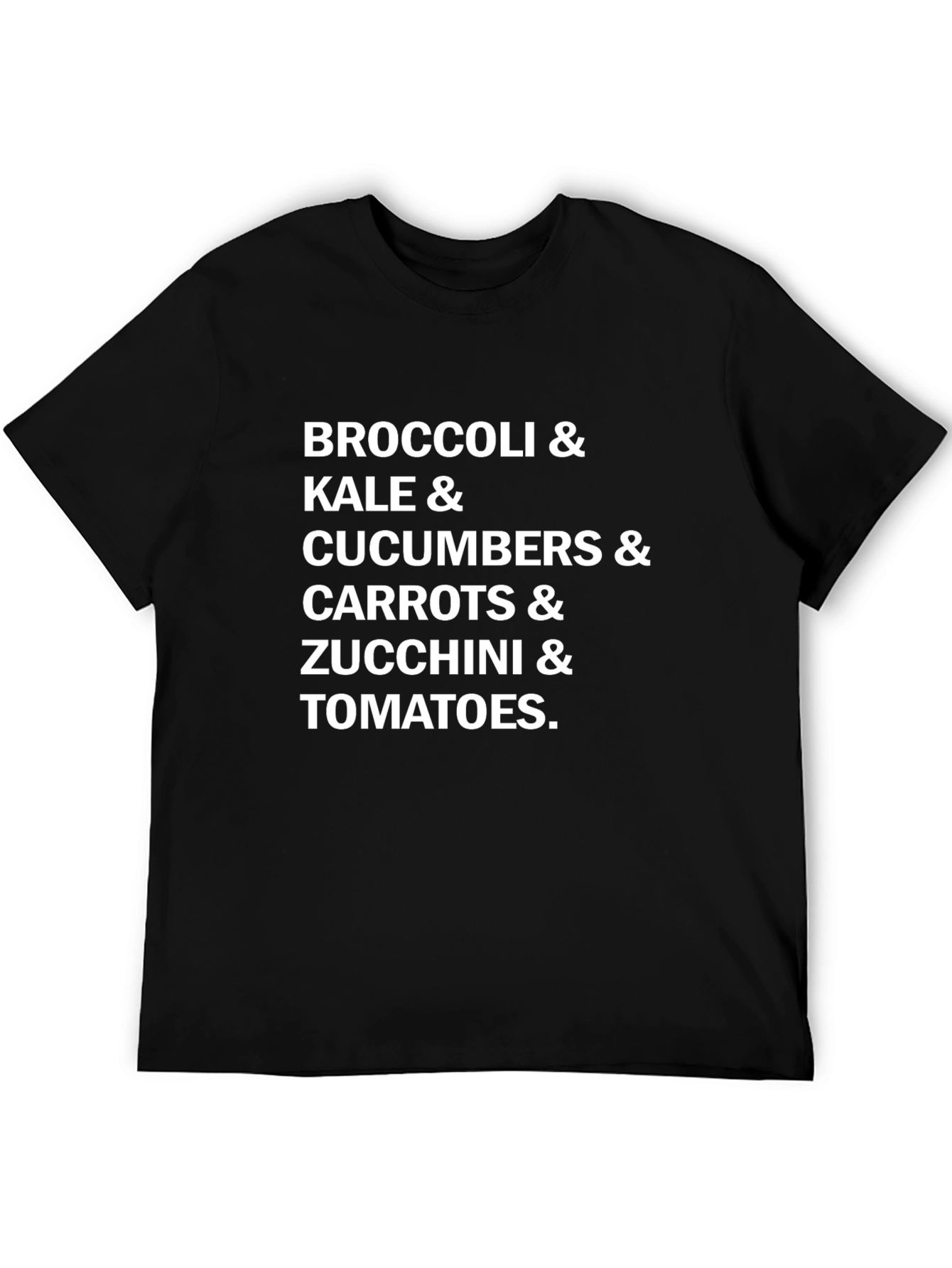 Vegetable List T-Shirt