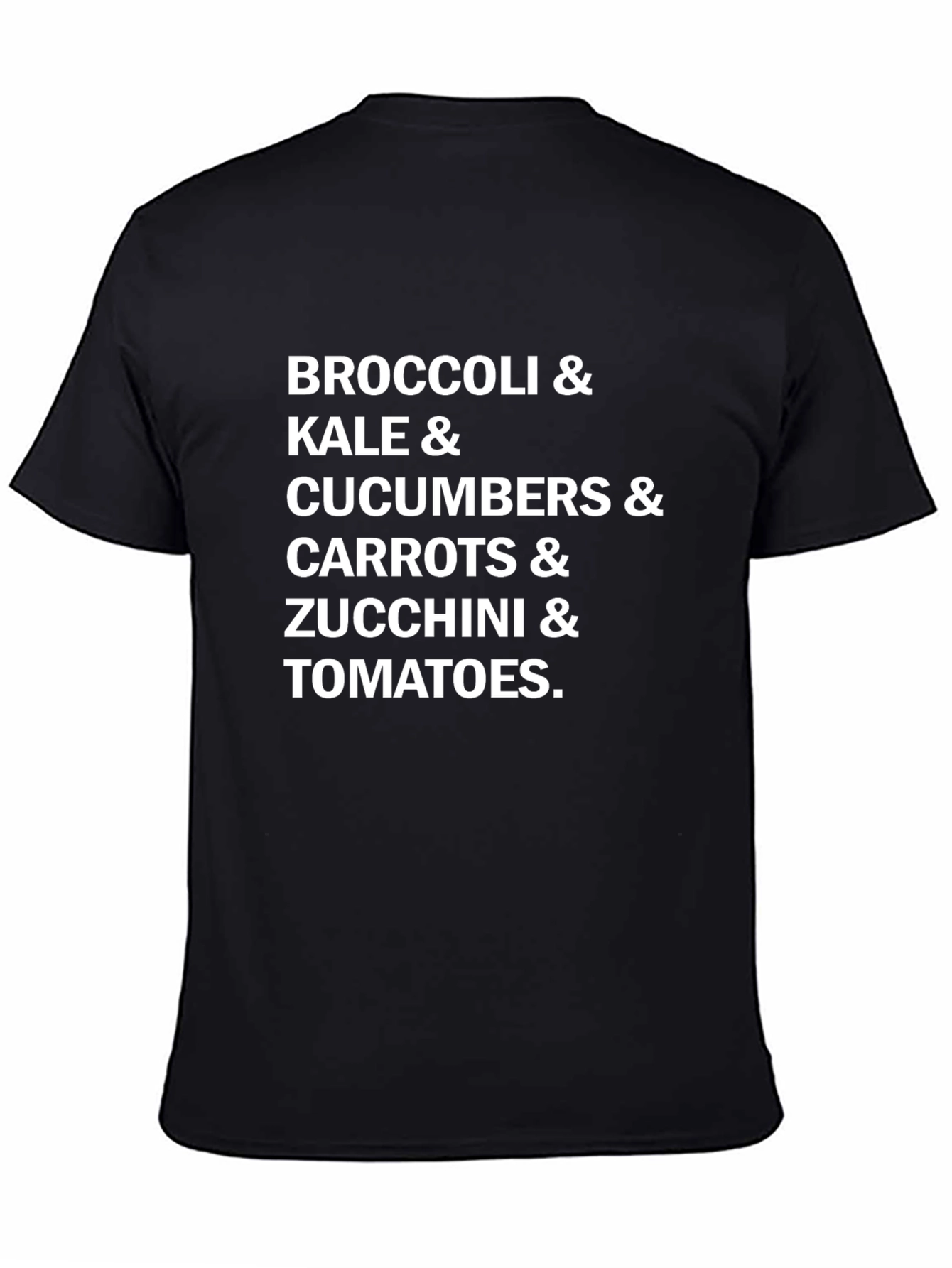 Vegetable List T-Shirt