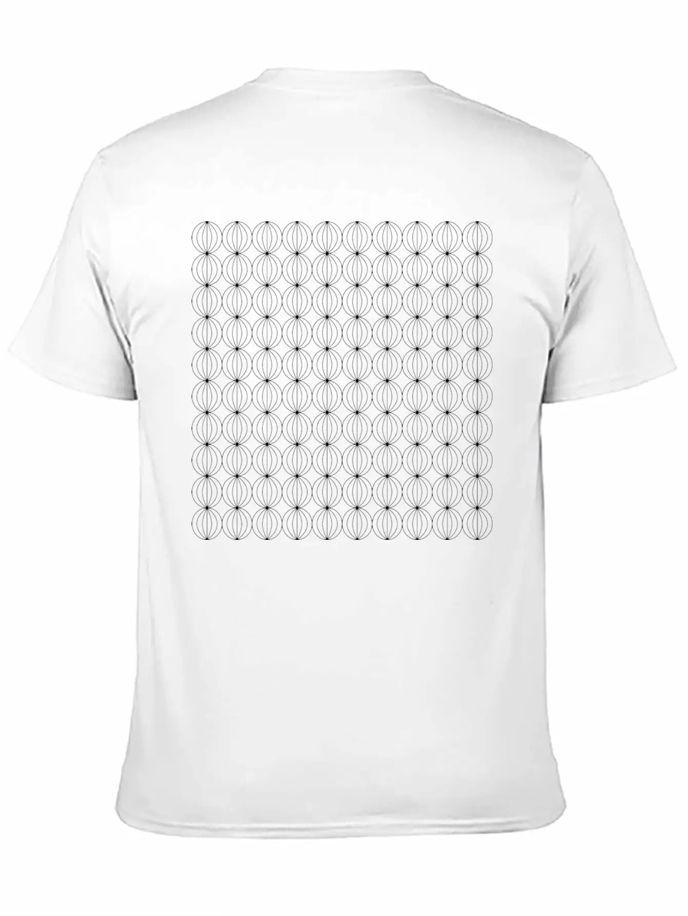 Luxury Geometric Black Circles Comfortable Minimalist Graphic Tee – Summer Style Essential