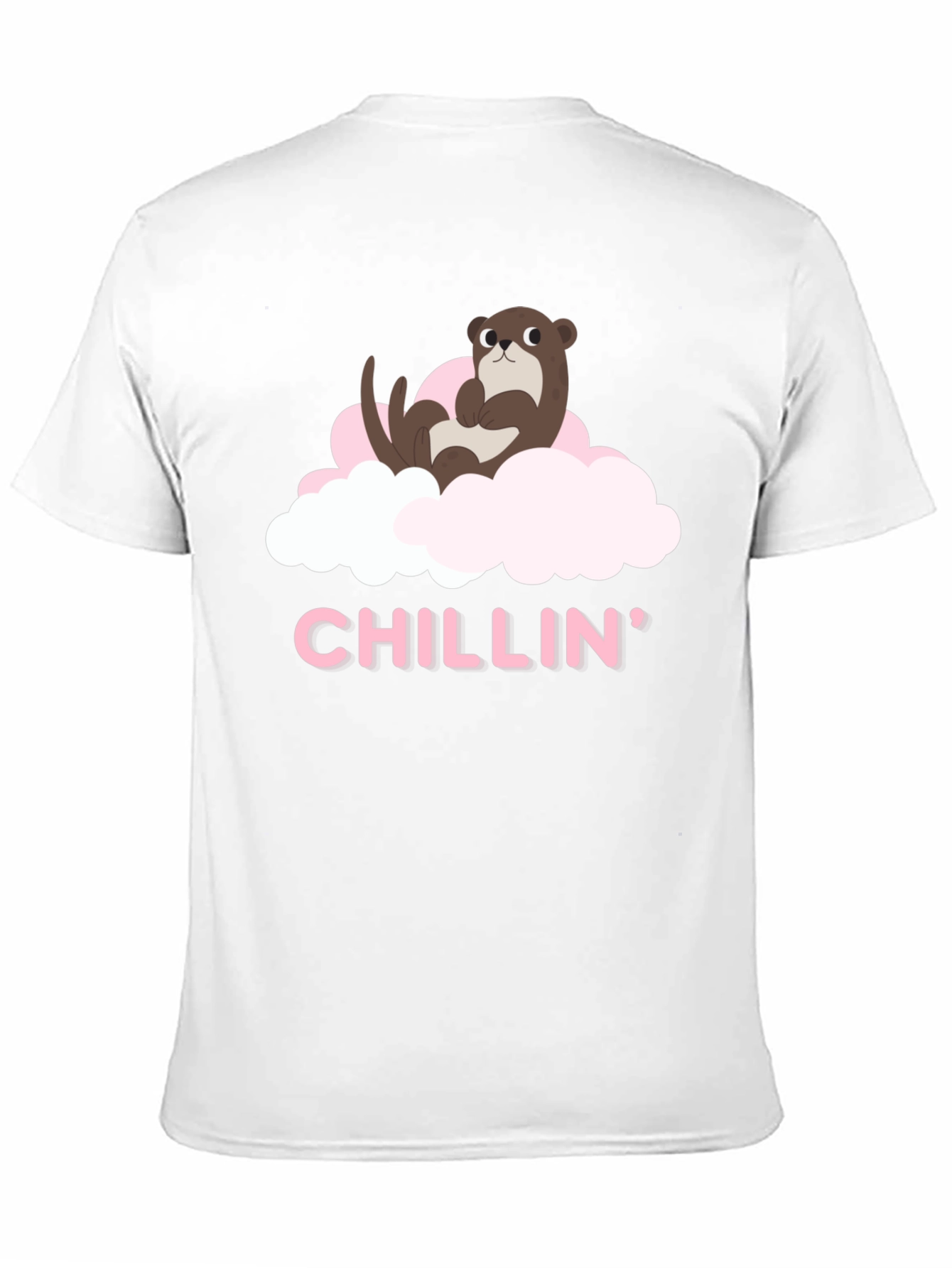 Chillin Otter Tee - Comfortable Black T-Shirt
