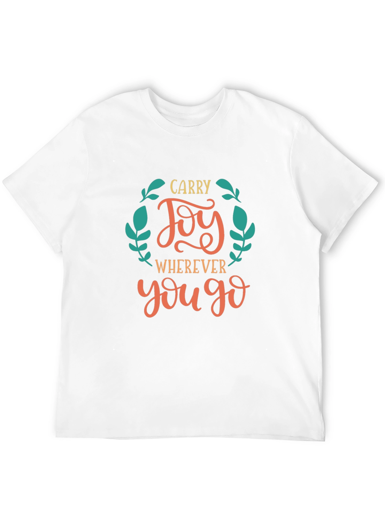 Carry Joy Black Graphic Tee