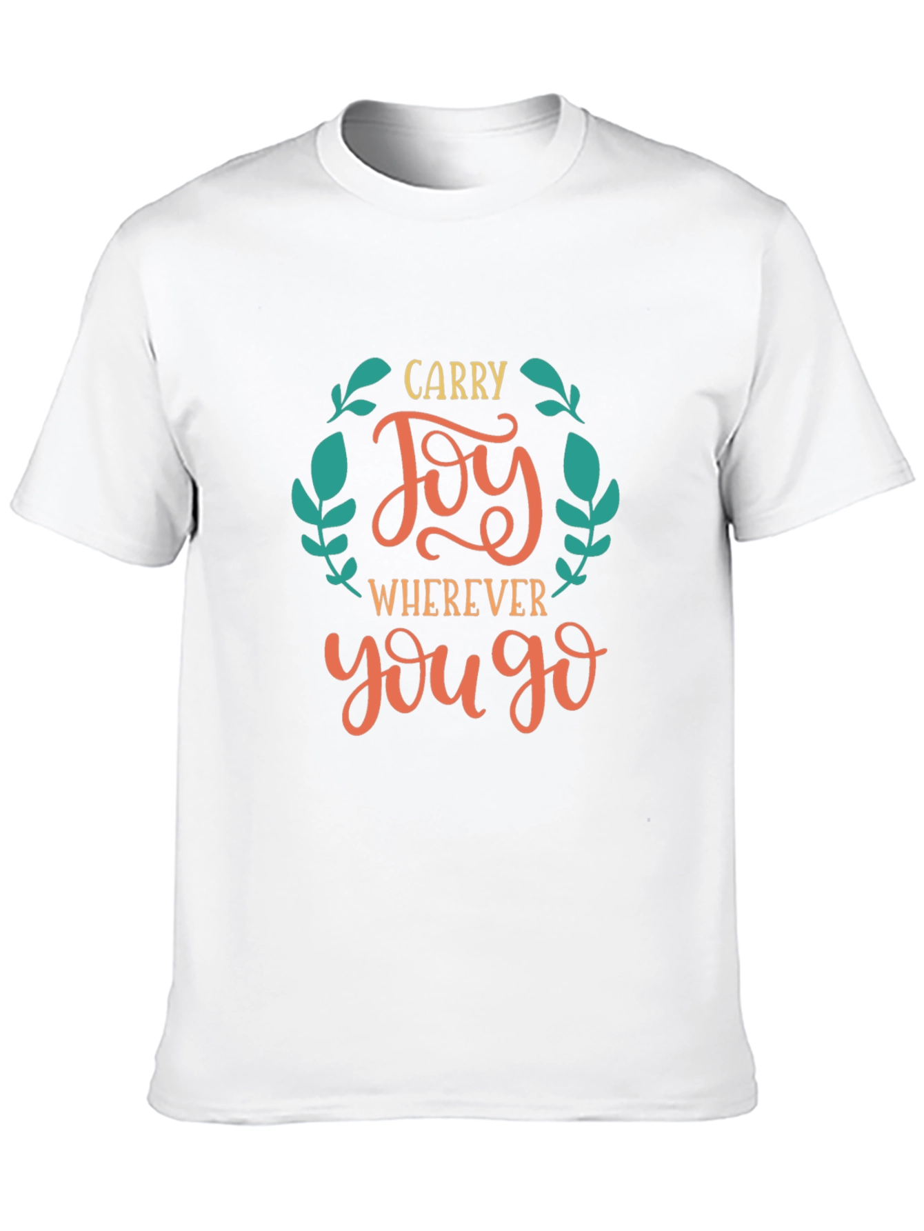 Carry Joy Black Graphic Tee