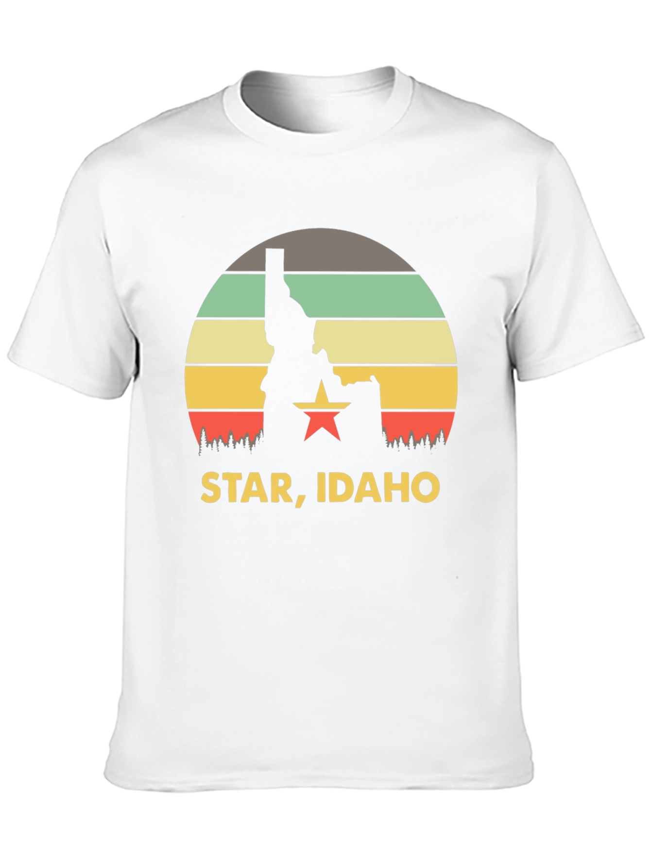 Star Idaho Retro Graphic T-Shirt