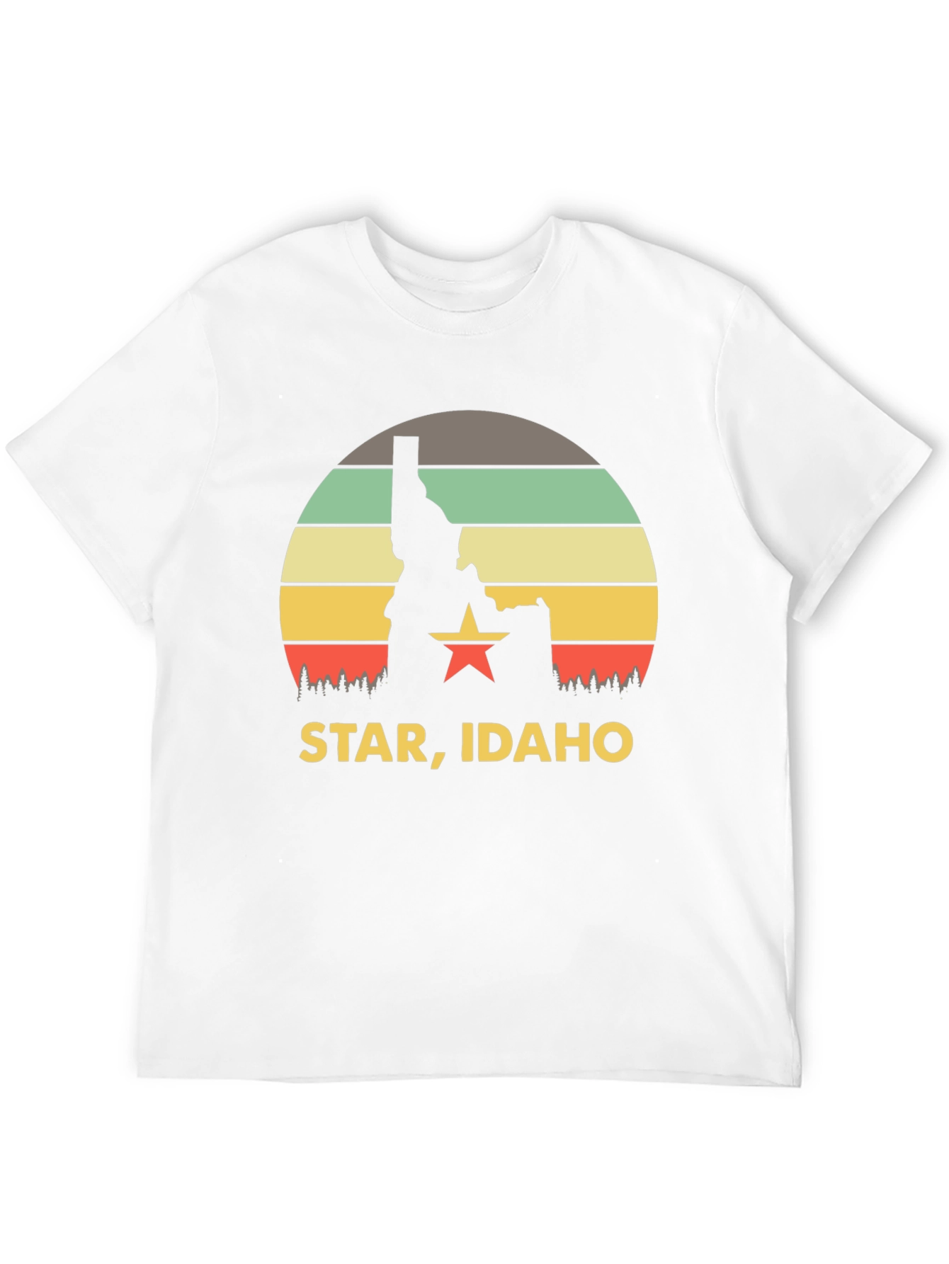 Star Idaho Retro Graphic T-Shirt