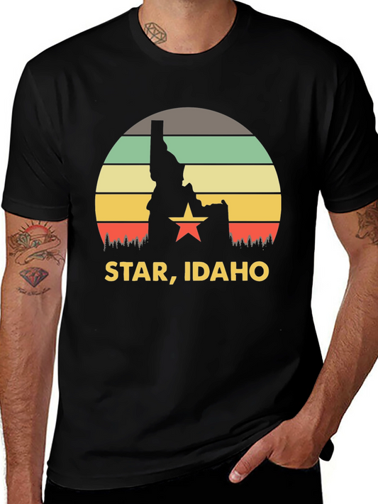 Star Idaho Retro Graphic T-Shirt