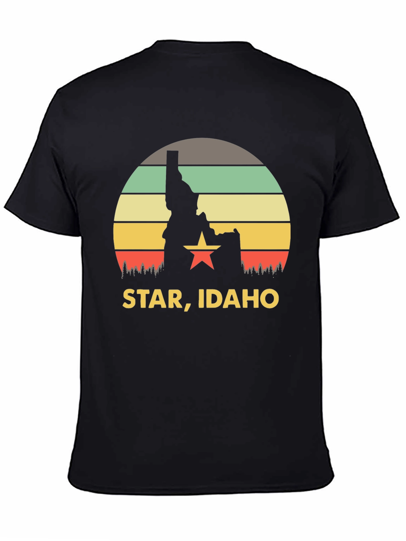 Star Idaho Retro Graphic T-Shirt