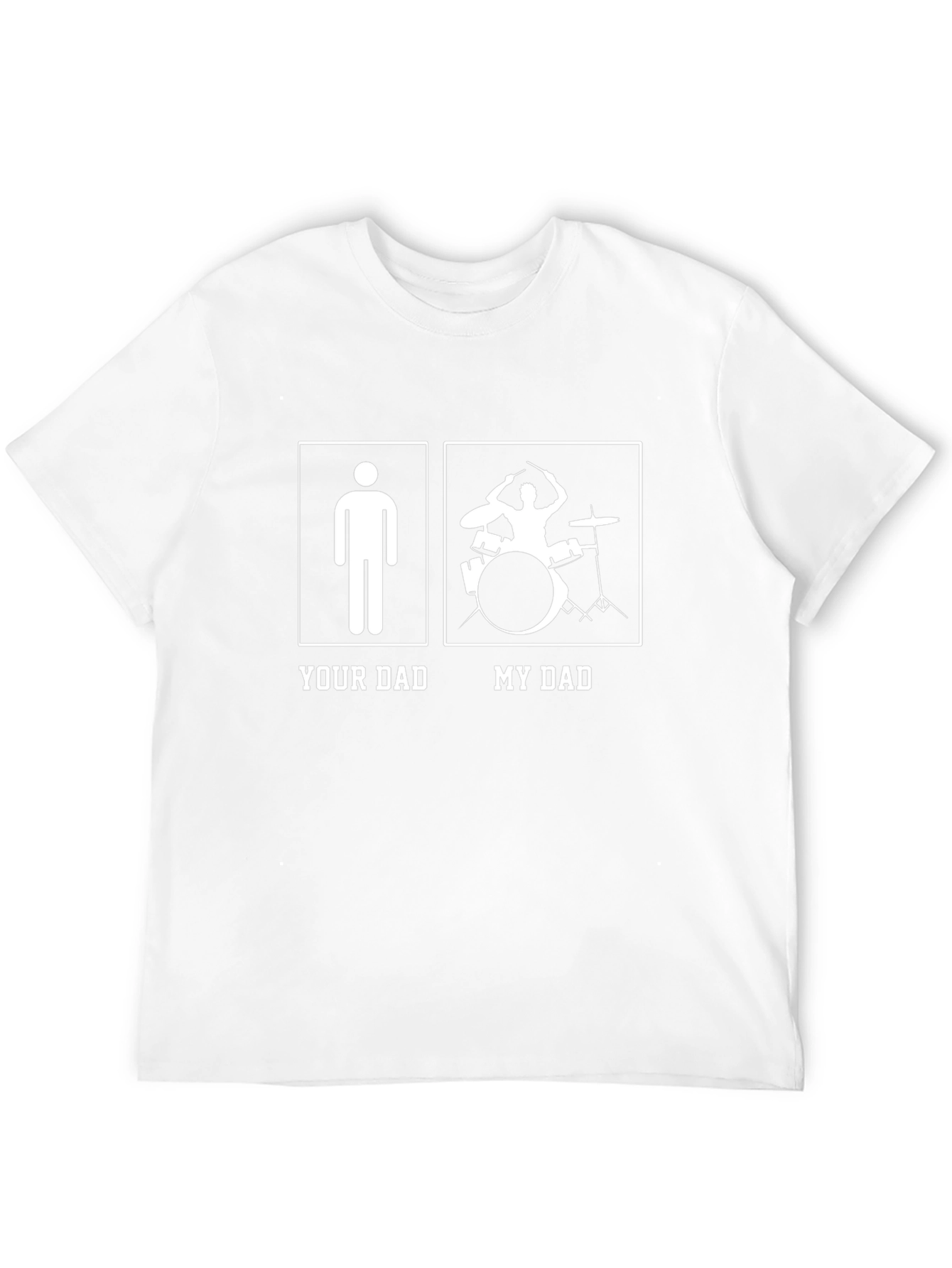 My Dad Plays Drums T-Shirt - Funny Musician Tee