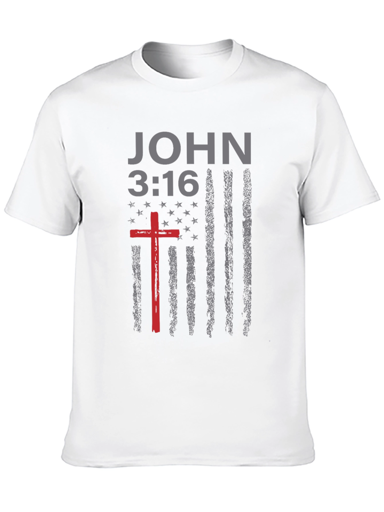 John 3:16 Christian Flag T-Shirt