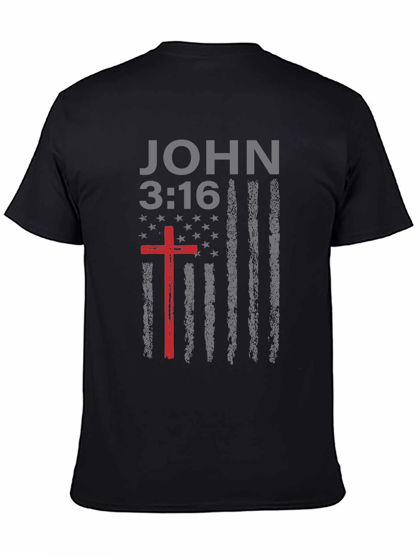 John 3:16 Christian Flag T-Shirt