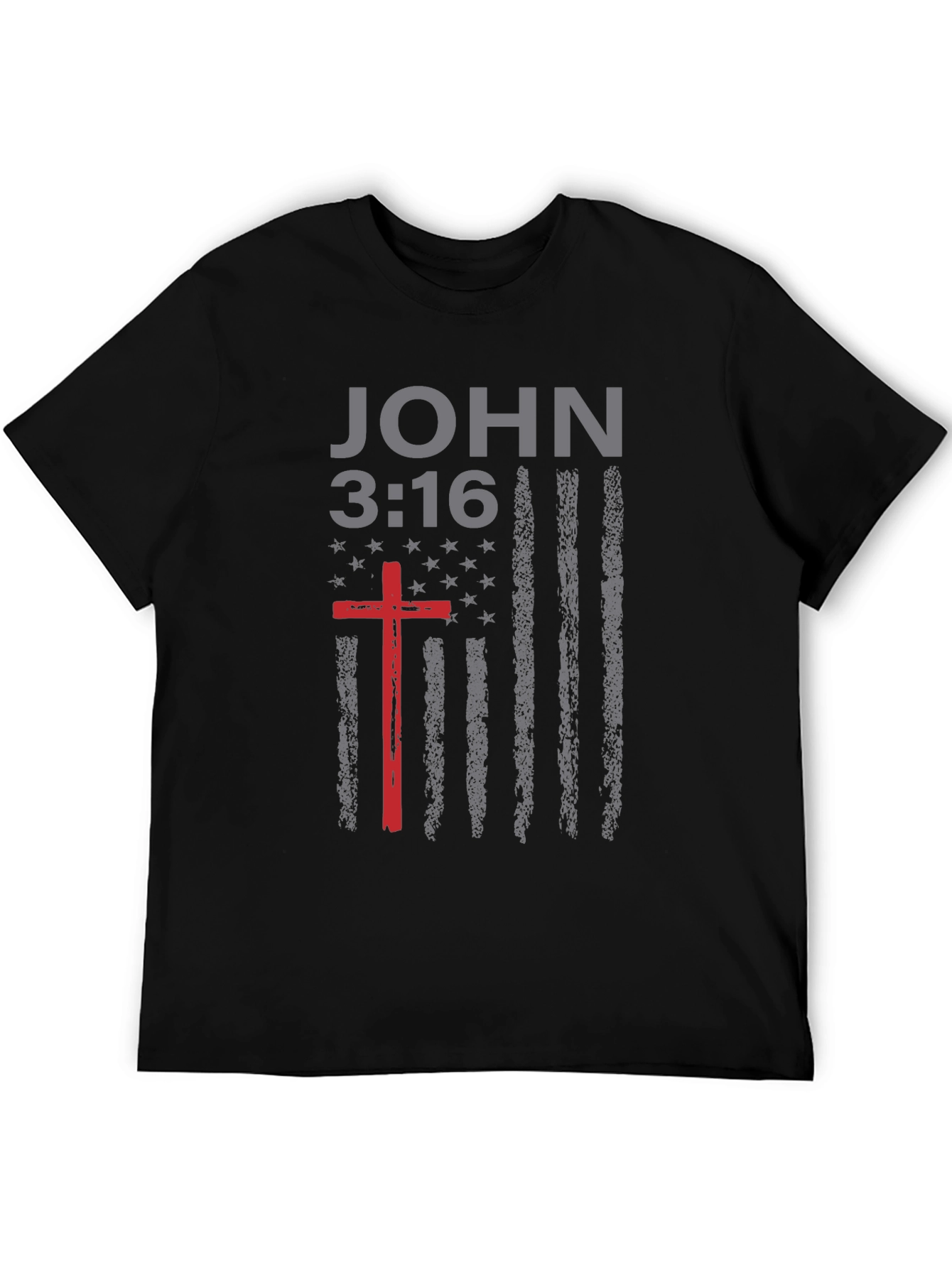 John 3:16 Christian Flag T-Shirt